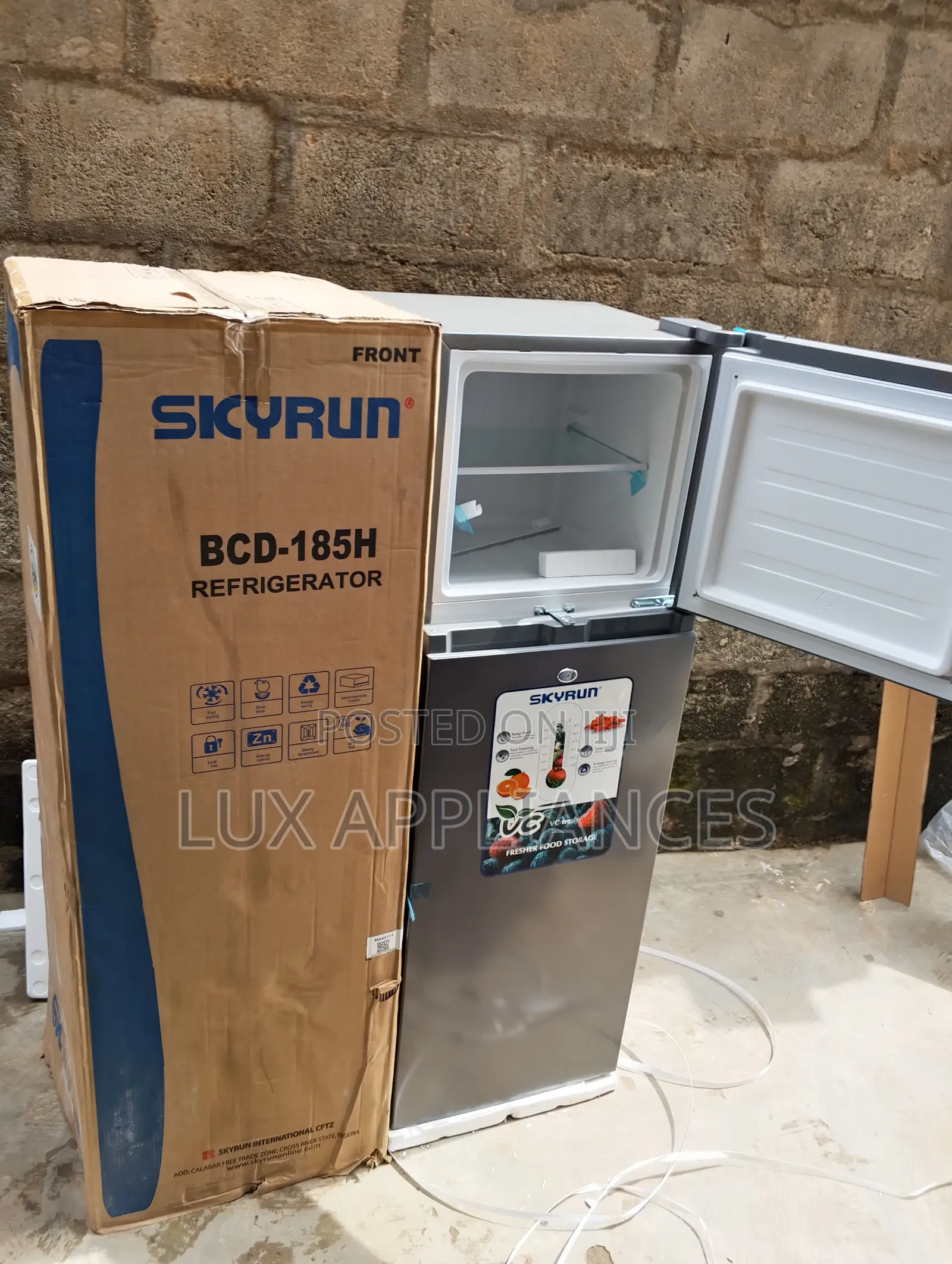SkyRun 180L Twin Door Domestic Refrigerator