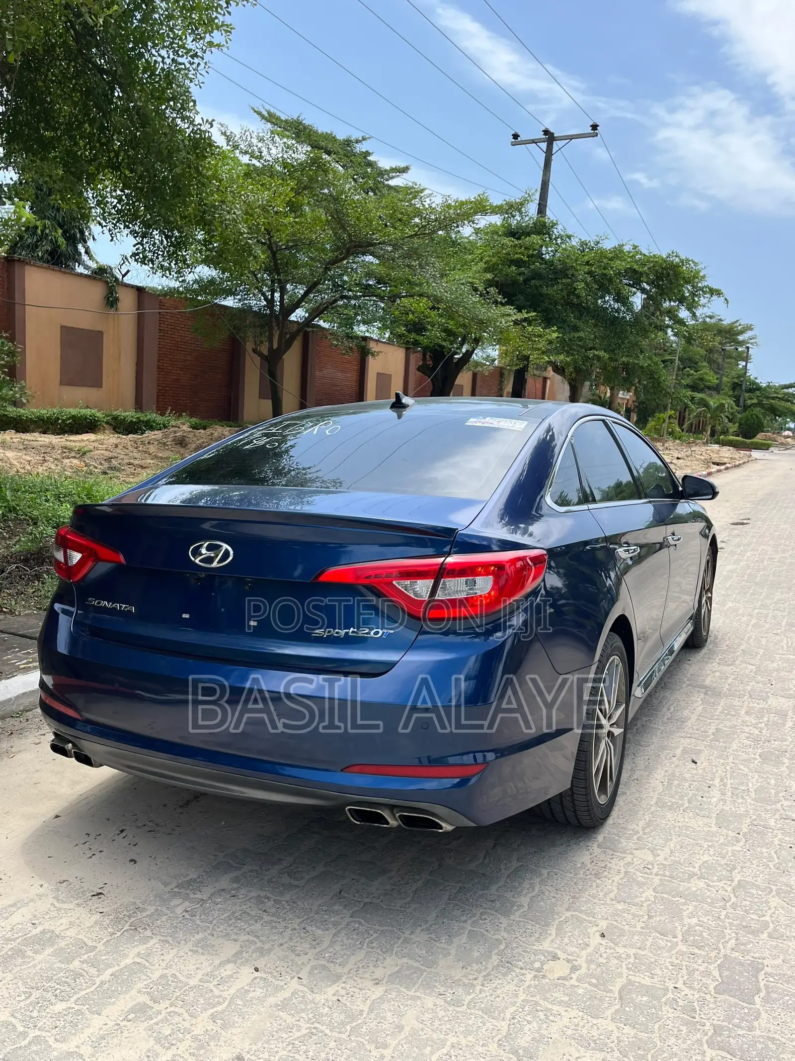 Hyundai Sonata Sport 2.0T Sedan FWD (2.0L 4cyl 6A) 2016 Blue