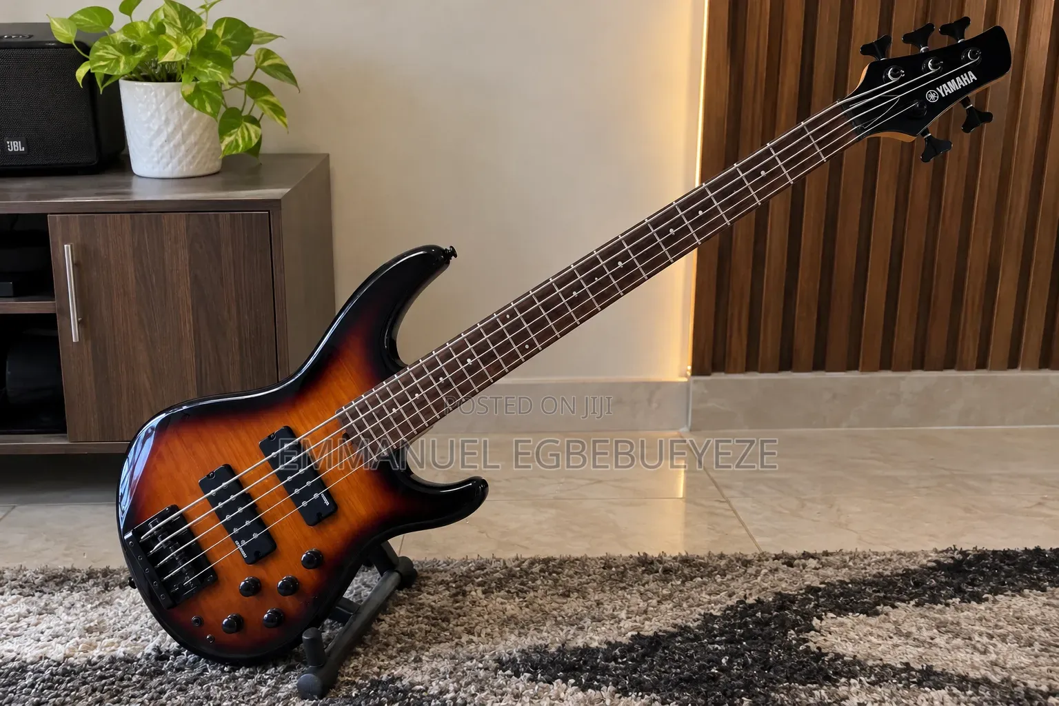 Yamaha TRBX 5-Strings Active Bass Guitar - Tobacco Sunburst