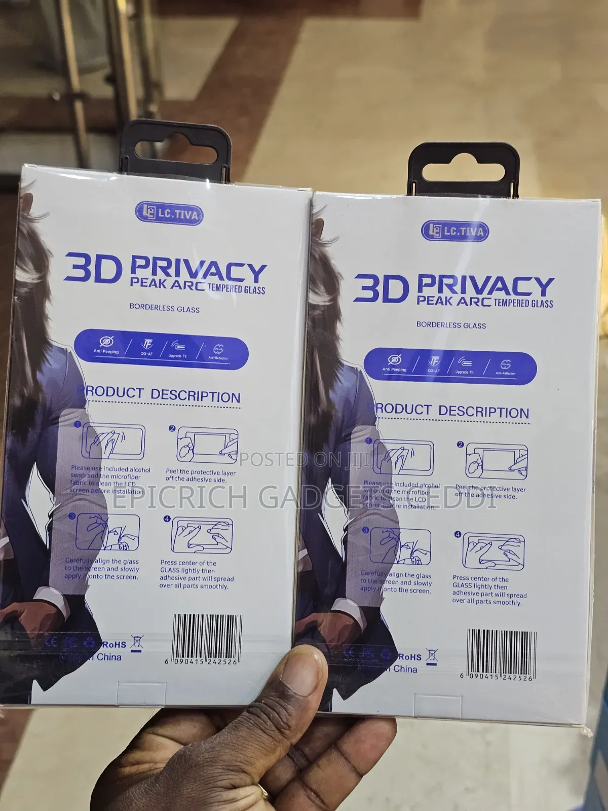 iPhone 18 Promax 3D Privacy Tempered Glass Screen Guard