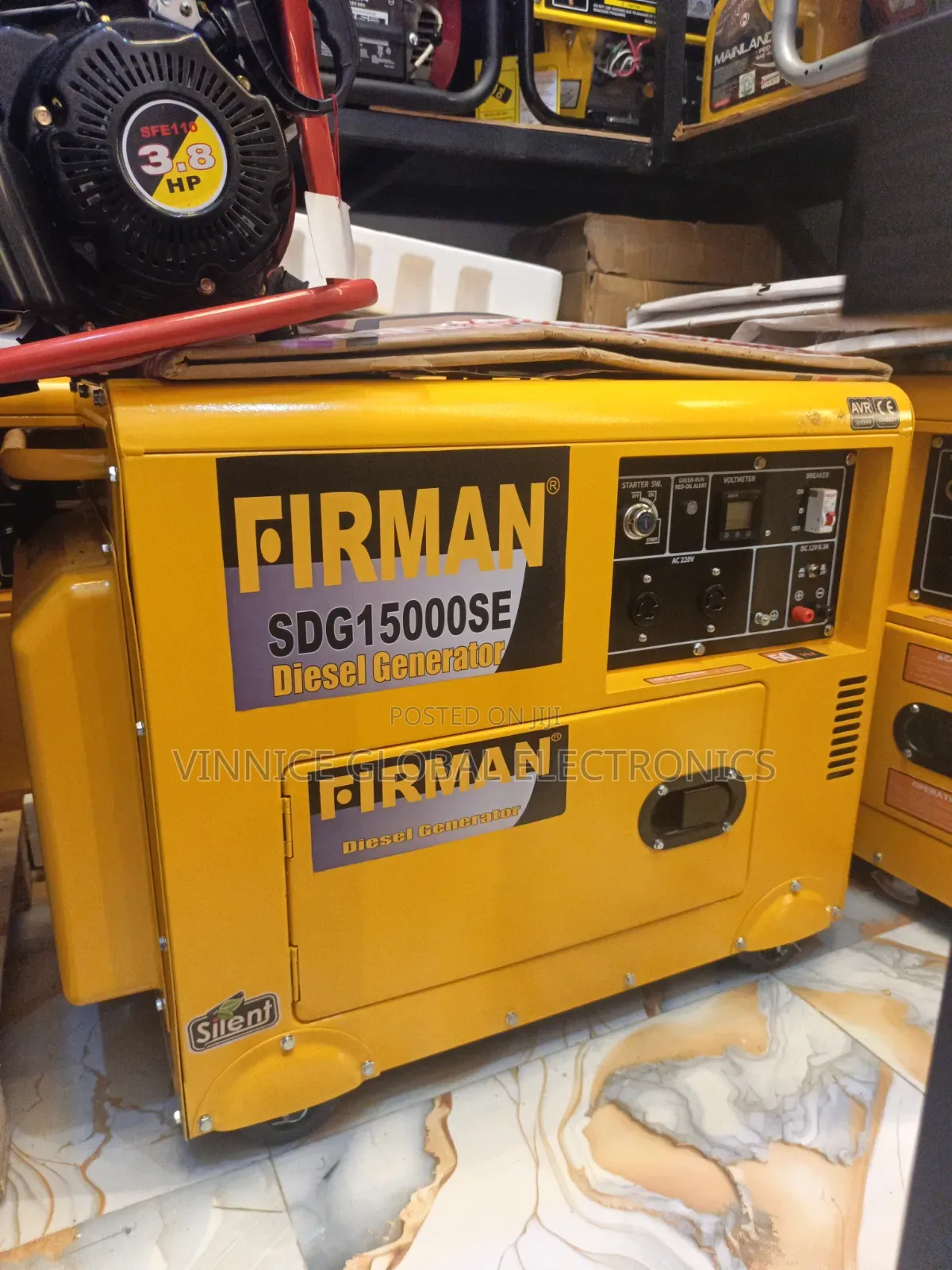 12.5KVA Brand New Firman Soundproof Generator 100% Pure Copper Coil