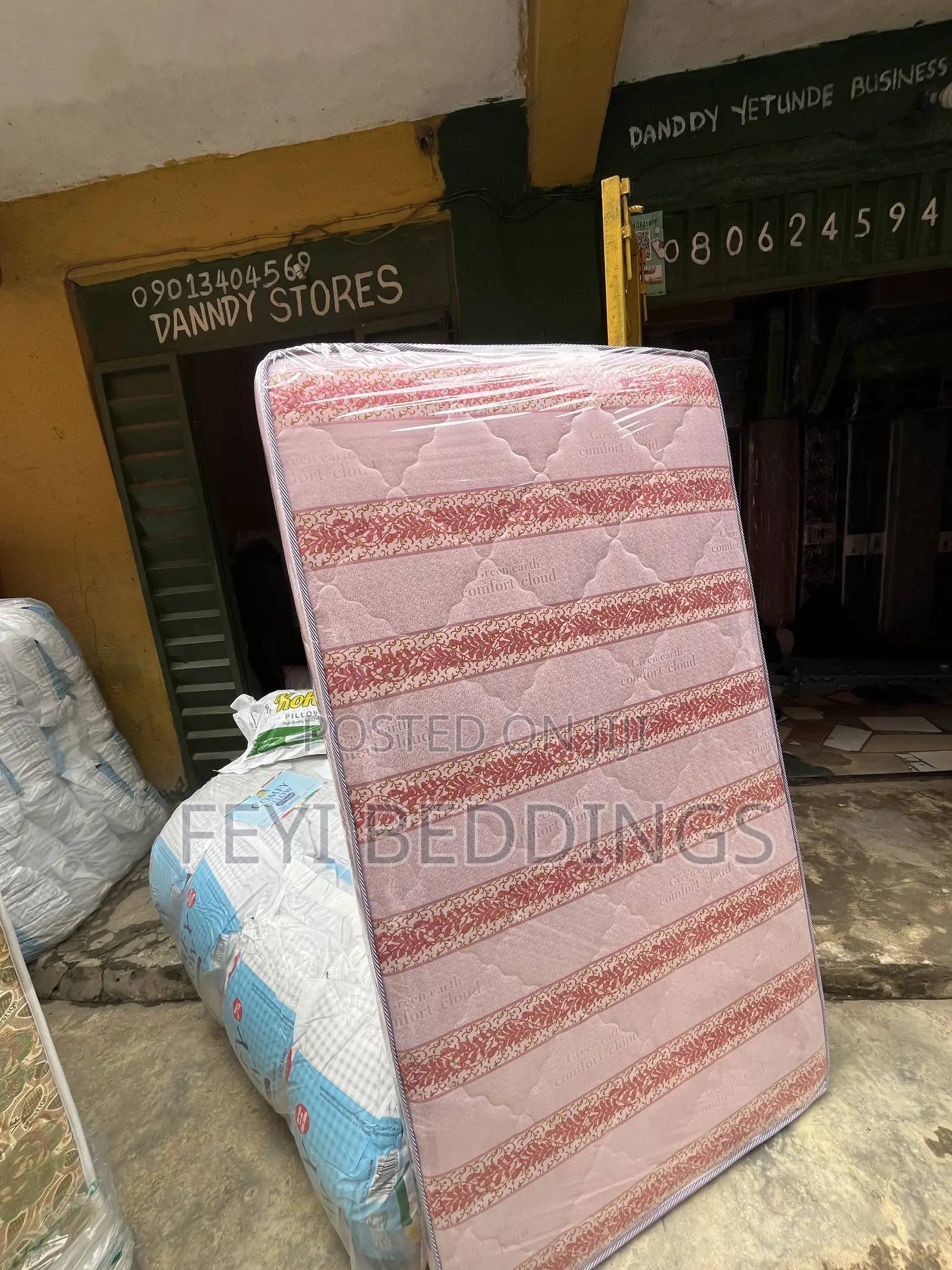 3 and Half by 6 Semi Orthopedic Mattress ( Payment on Delivery)