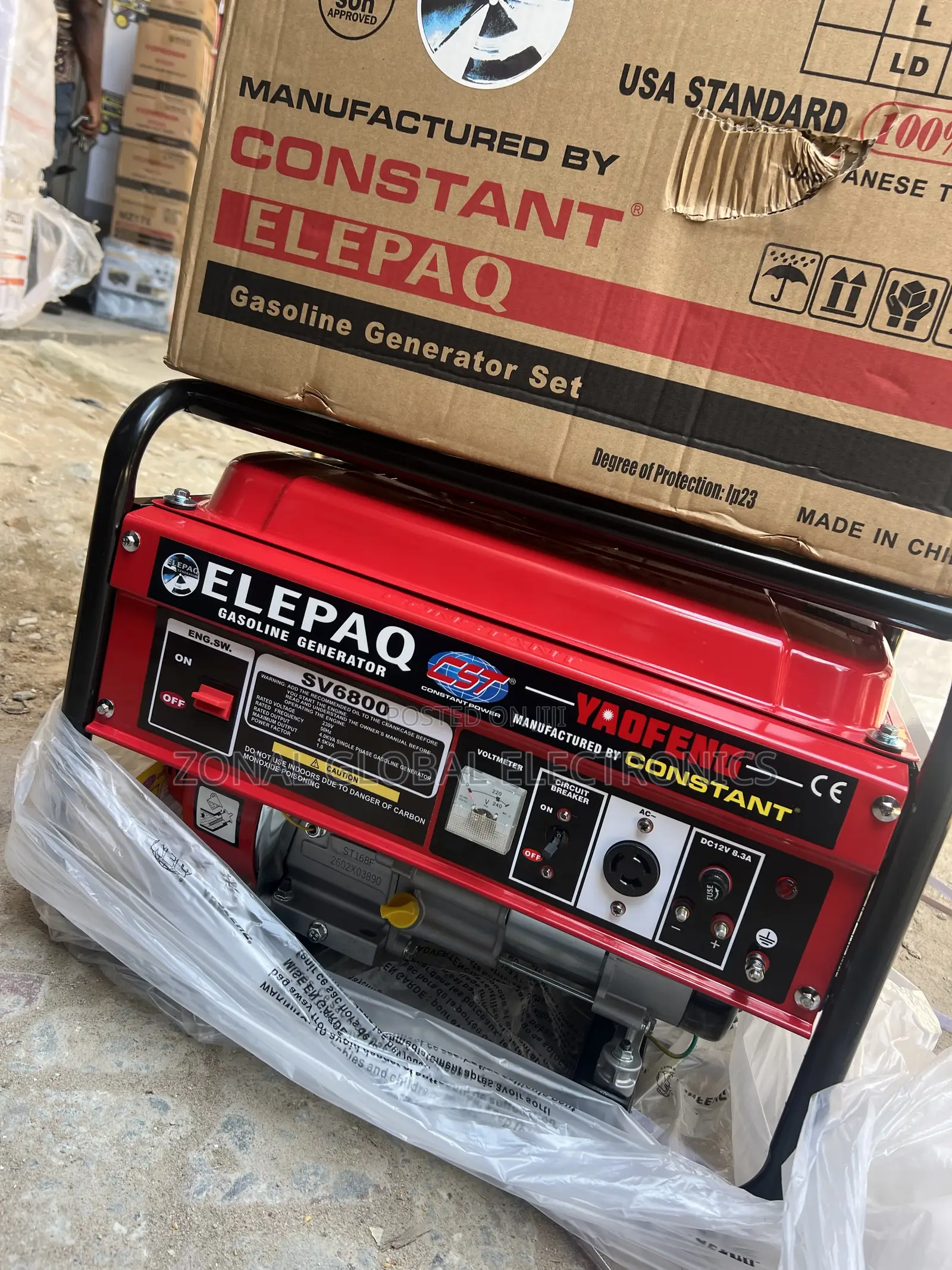 Elepaq Constant Generator 4.5kva 100% Copper Coil