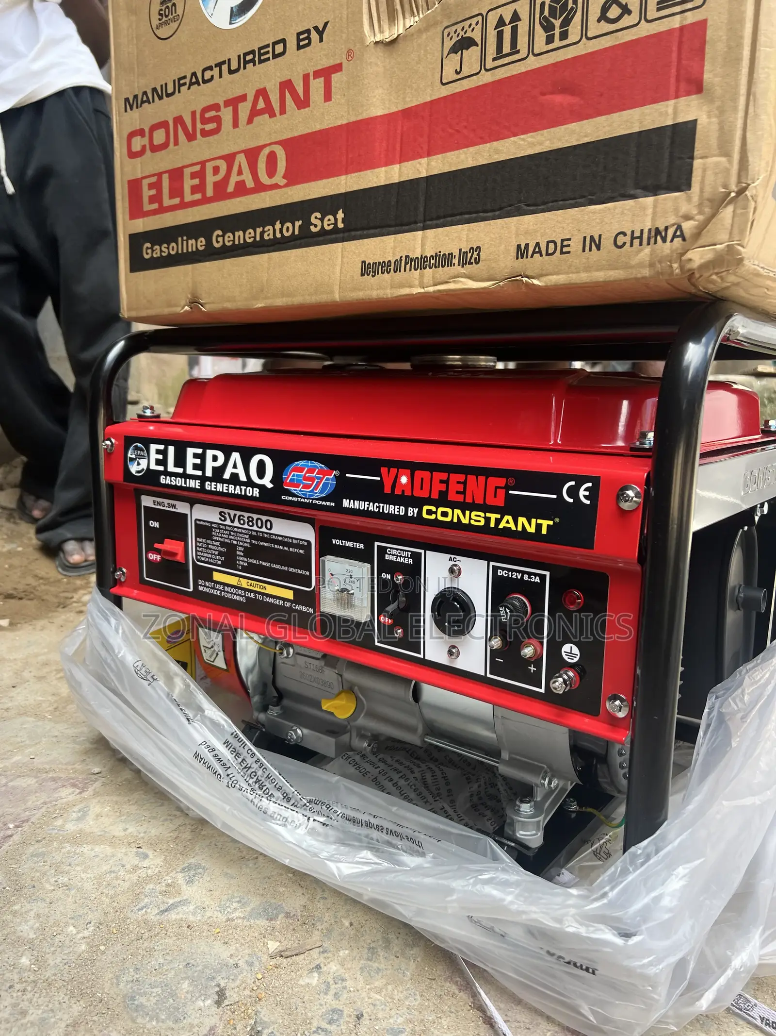 Elepaq Constant Generator 4.5kva 100% Copper Coil