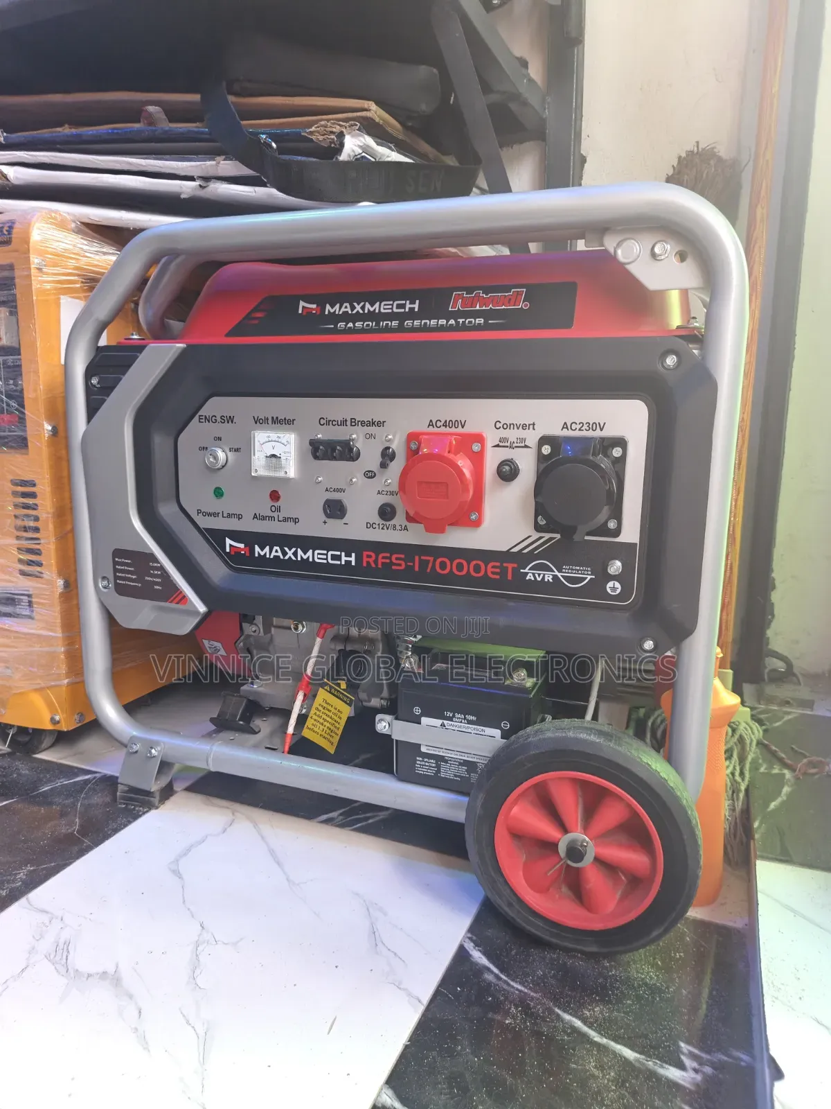 Three Phase Petrol Generator 15KVA Maxmech 100% Pure Copper Coil