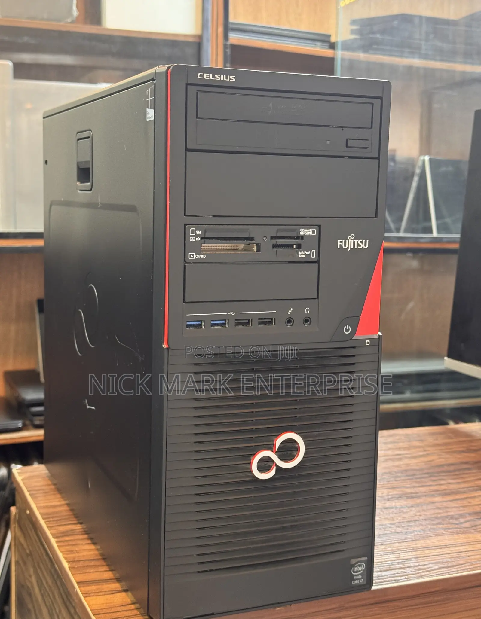 Desktop Computer Fujitsu Celsius W550 8GB Intel Core i7 HDD 500GB