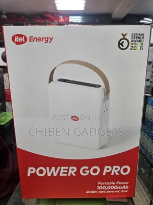 Itel Power Go Pro Portable Power 100000mah AC 220V 50hz Dc133w
