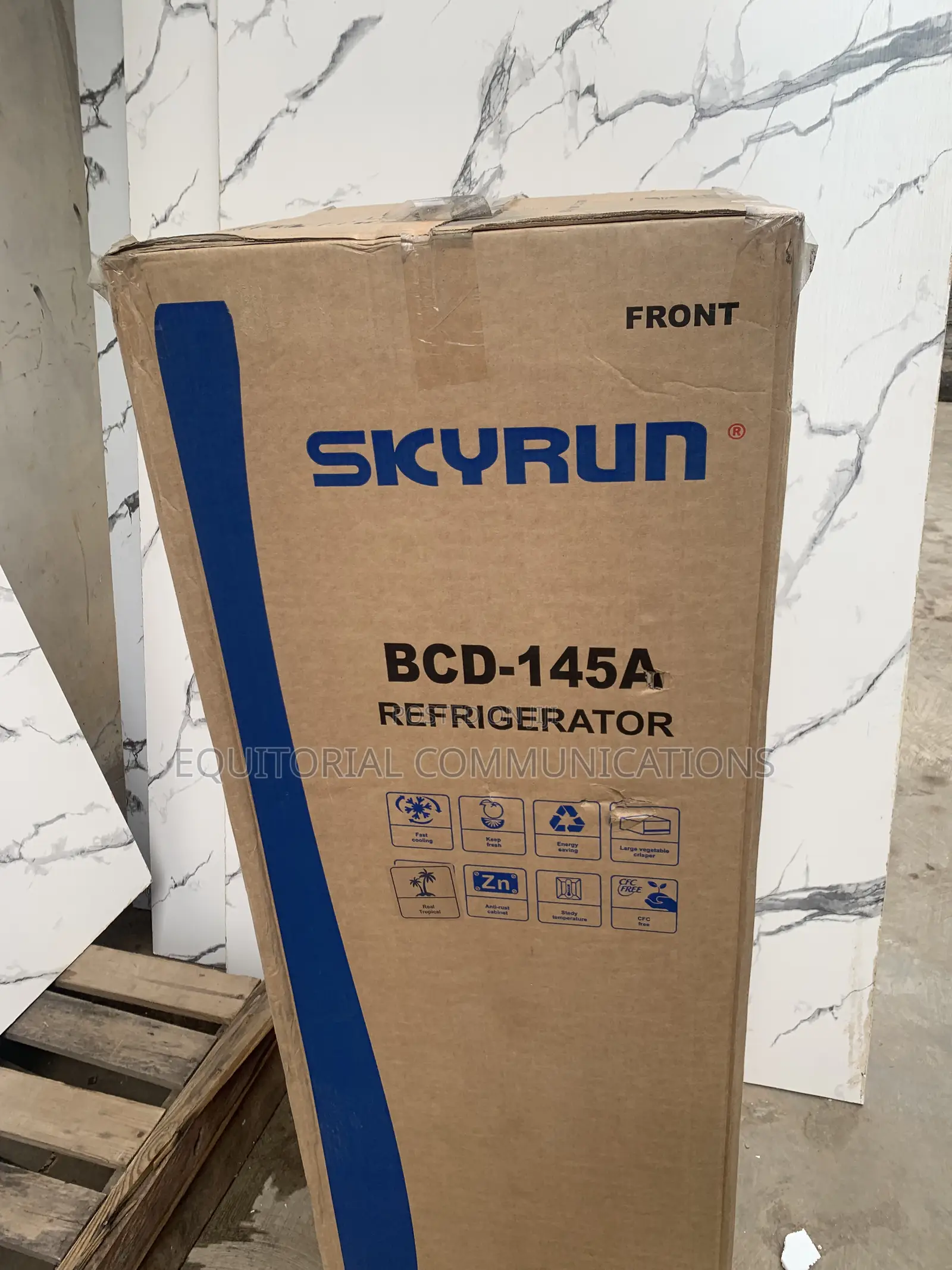 SKYRUN 145L Double-Door Fridge – Keep Your Food Fresh and Drinks Cool