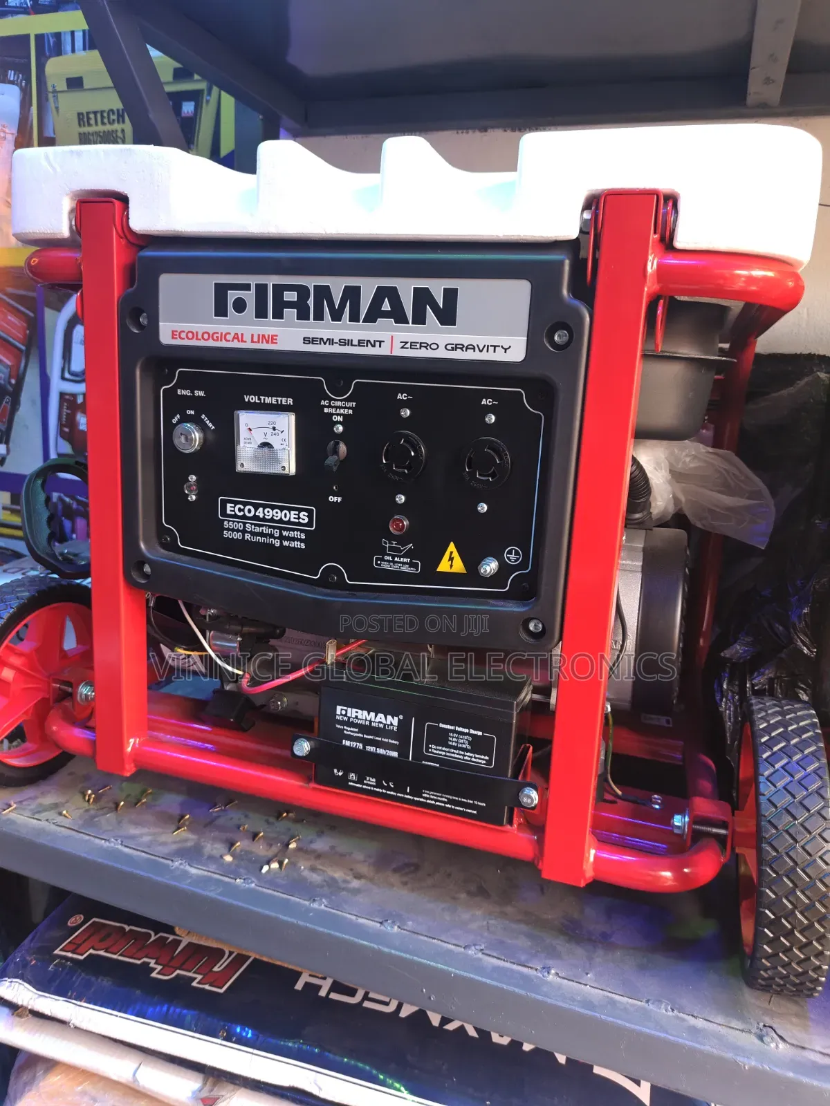 5.5KVA Brand New Firman Generator 100% Pure Copper Coil Key Start