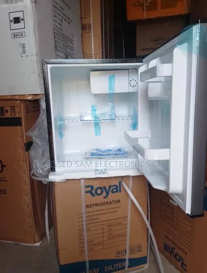 Brand New ROYAL 50 LITRE BEDSAID Refrigerator With Small Freezer 2 Yrs