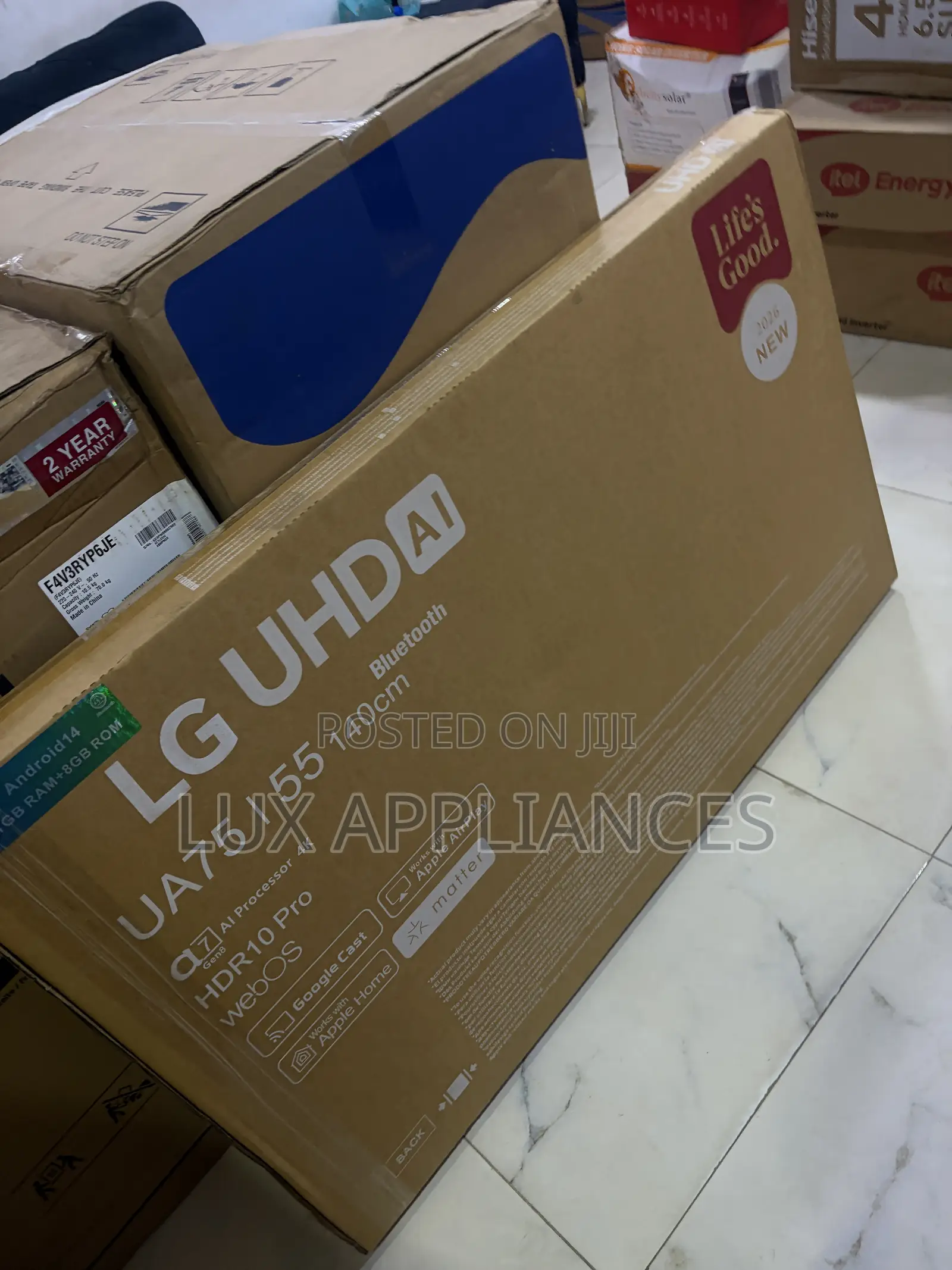 LG 55-Inch Sleek Flat Panel Television