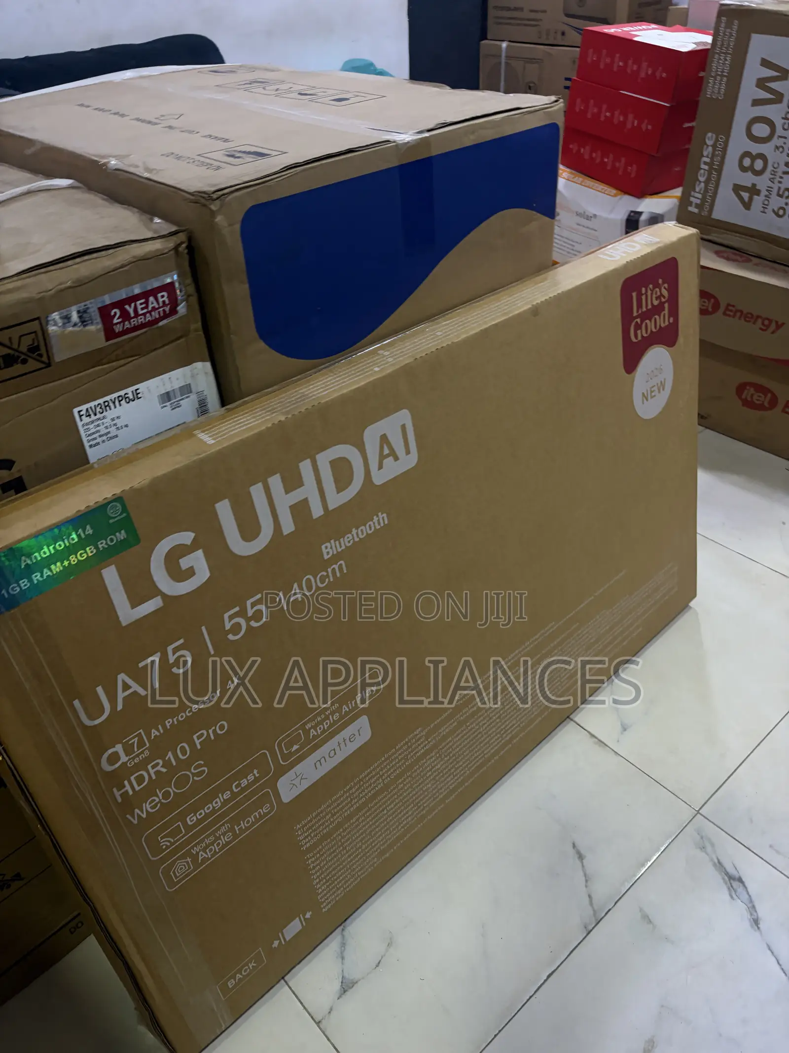 LG 55-Inch Sleek Flat Panel Television
