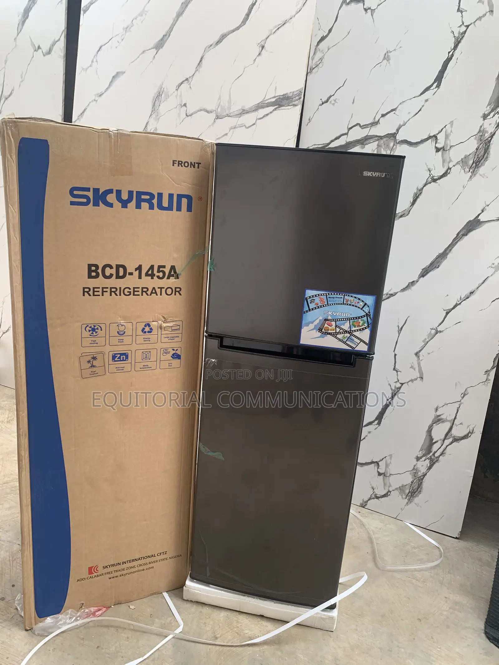 SKYRUN 145L Refrigerator – Space-Saving Fridge for Small Households