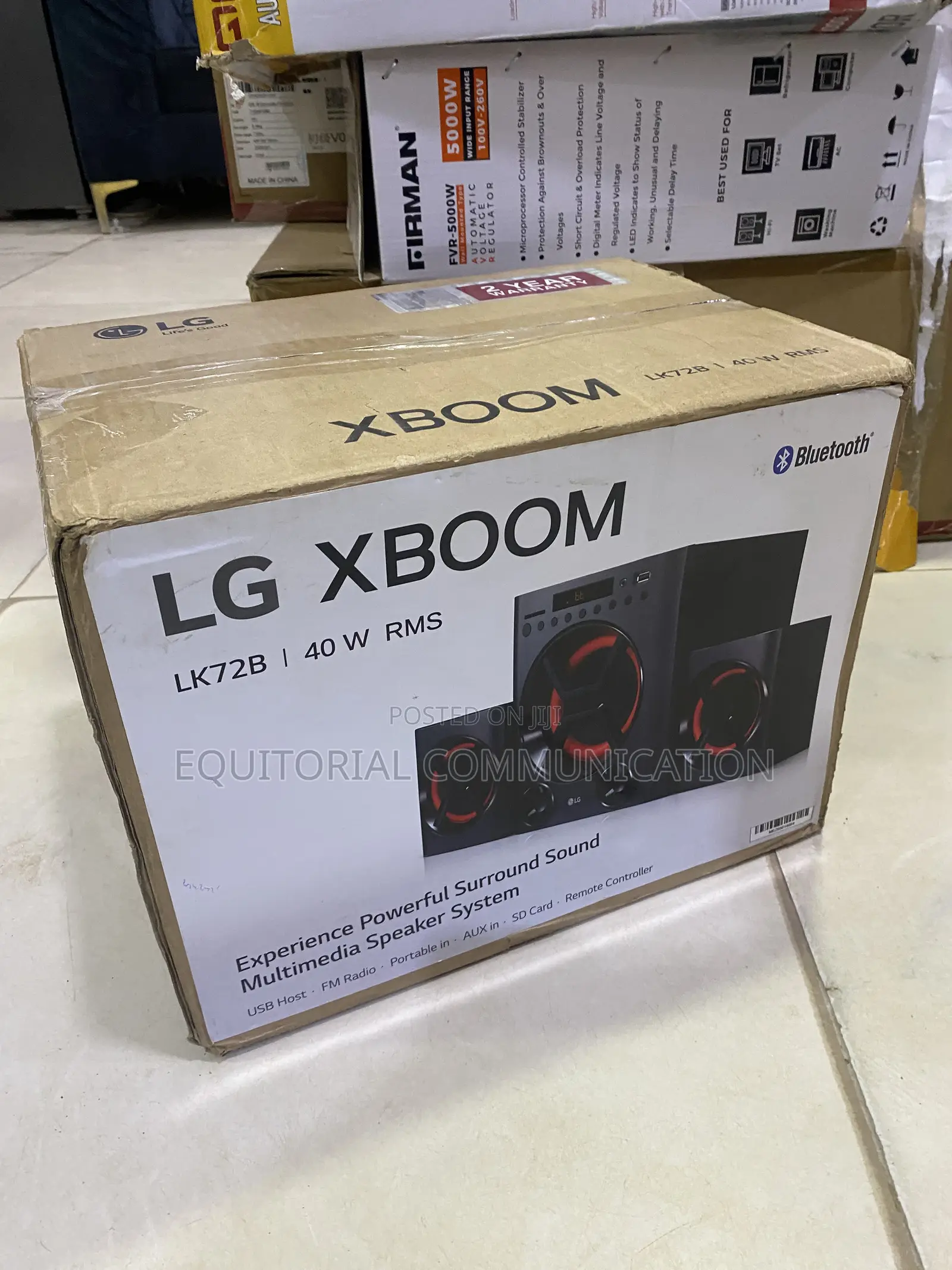 LG XBOOM LK72B Compact Home Music System