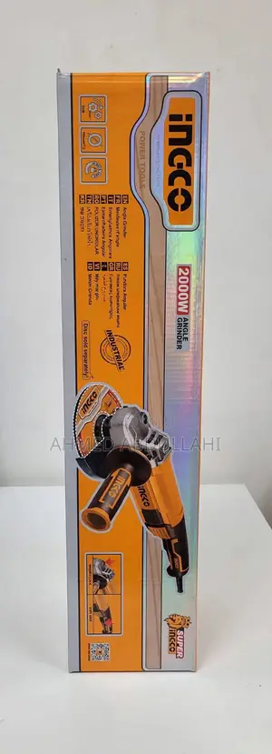 Ingco 2000w Angle Grinder 180mm (7") - Ag200018 - Industrial