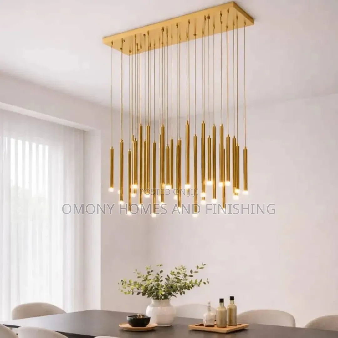 Luxury Modern Gold LED Pendant Chandelier