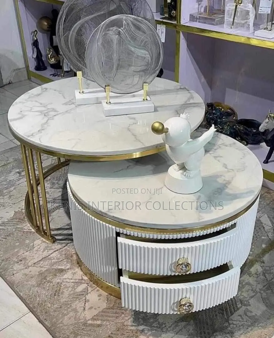 2 Drawers, 2 in 1 Center Table