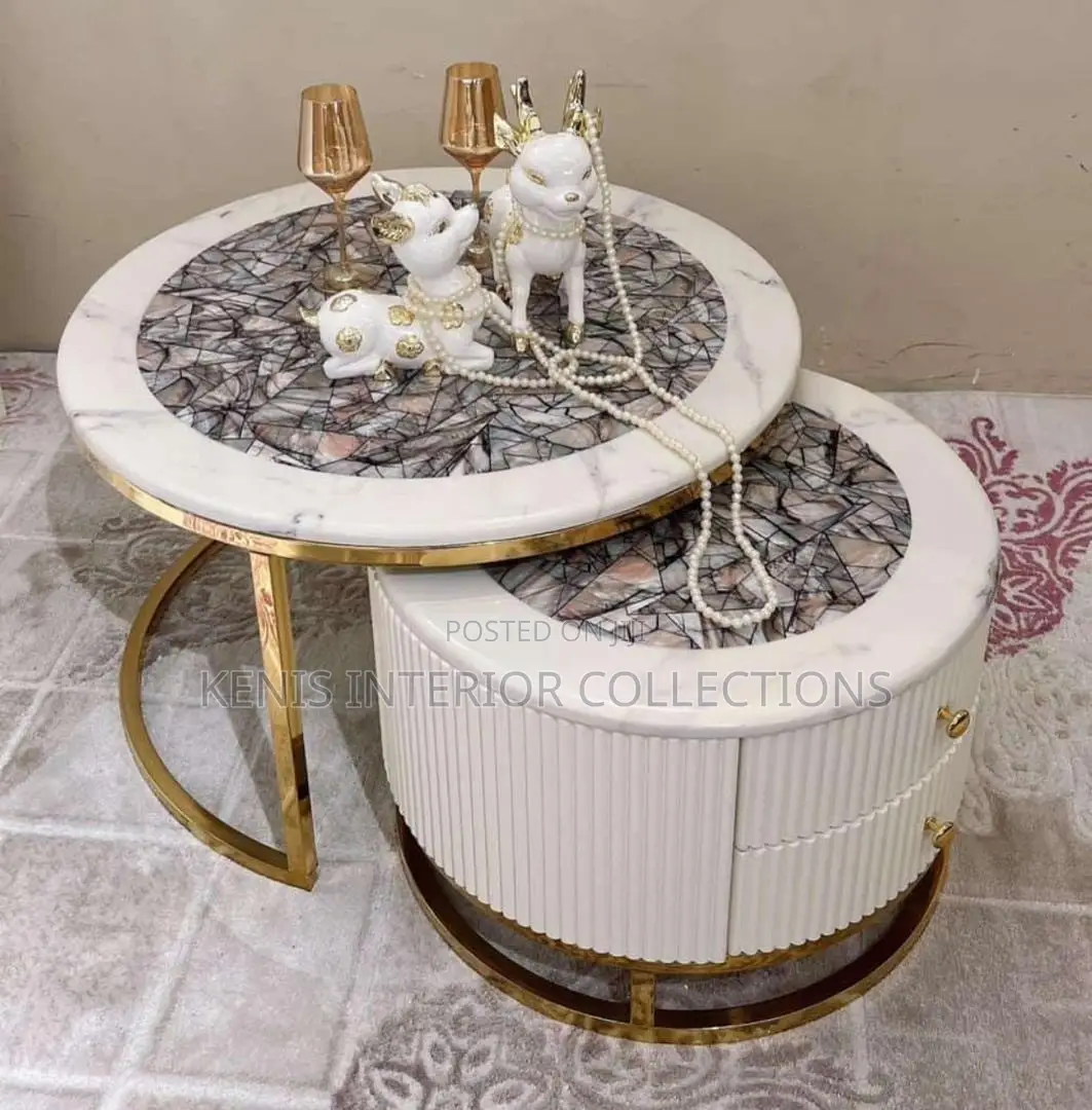 2 Drawers, 2 in 1 Center Table