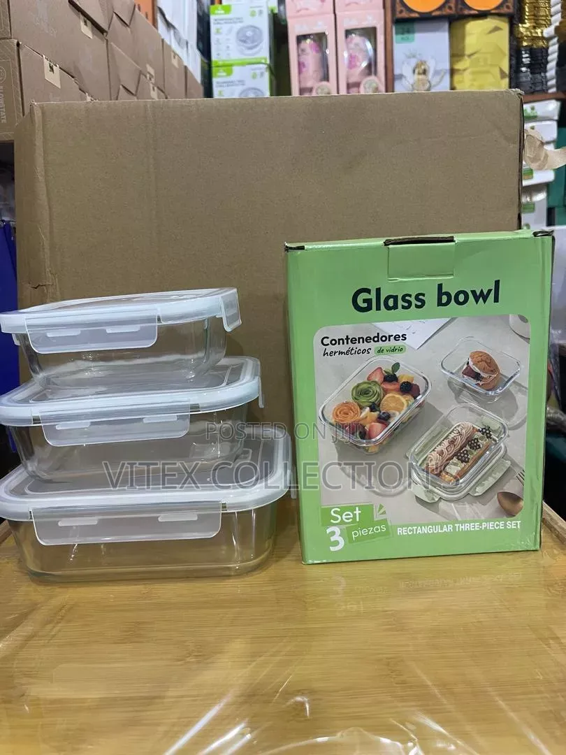 3in1 Glass Microwave Bowl