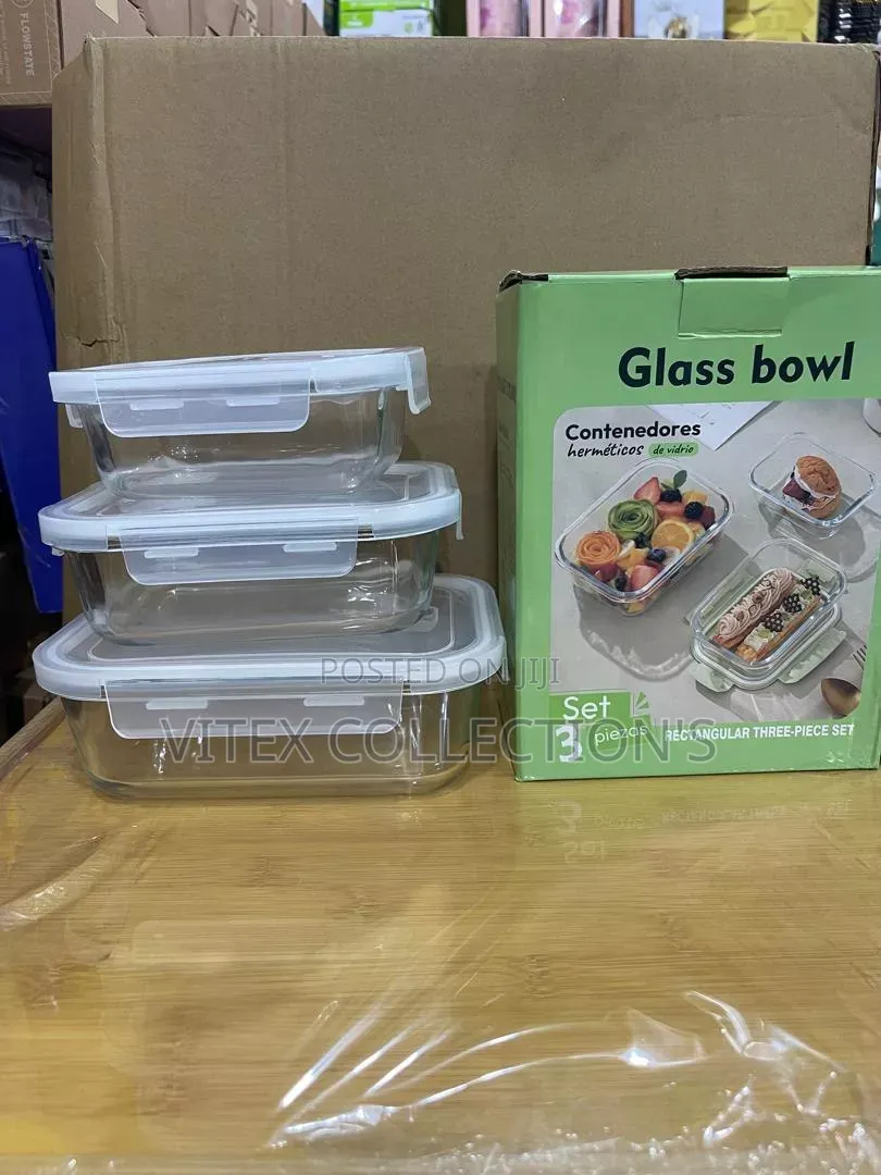 3in1 Glass Microwave Bowl