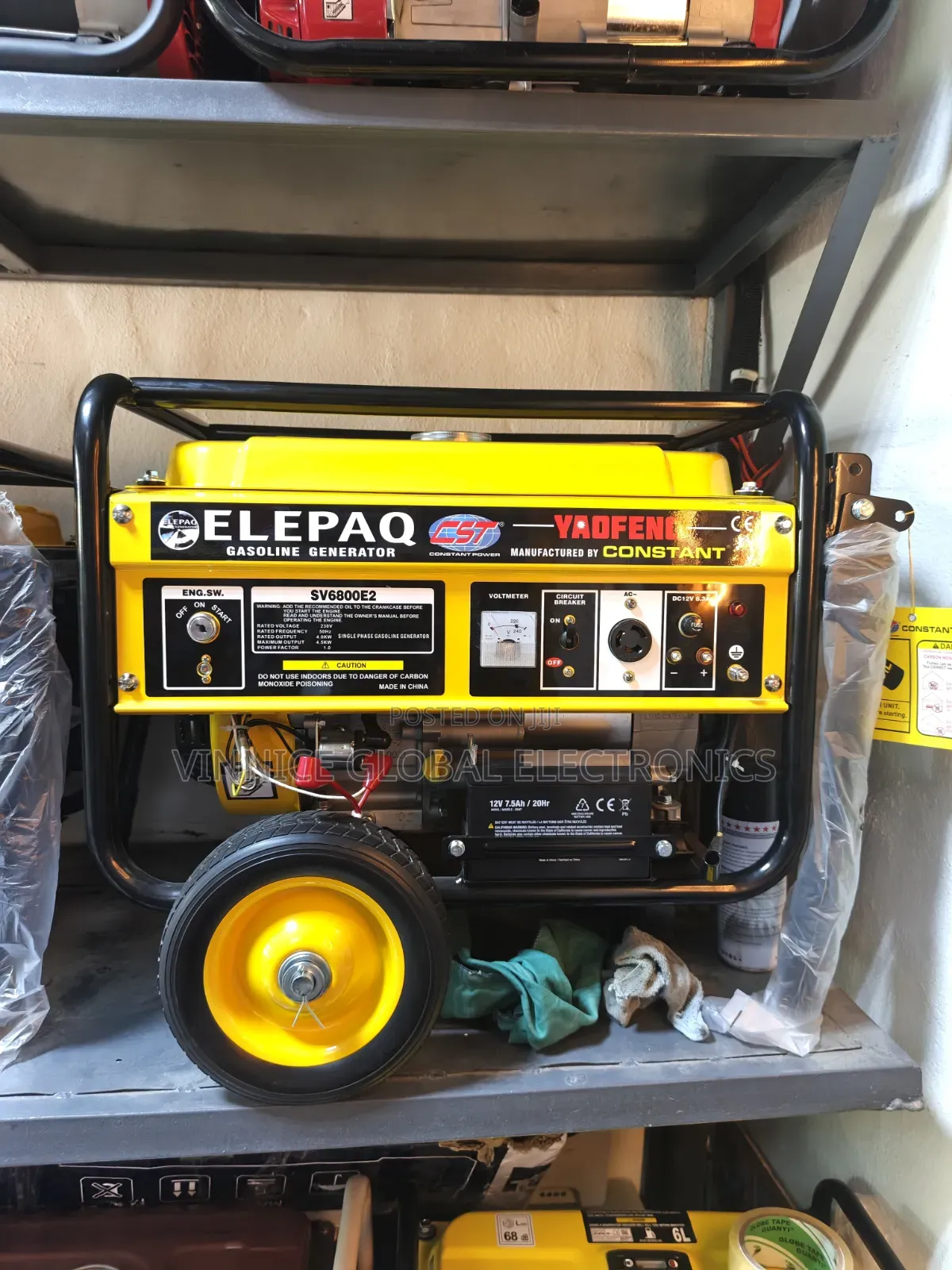 4.5KVA Brand New Elepaq Constant Generator 100% Pure Copper Coil
