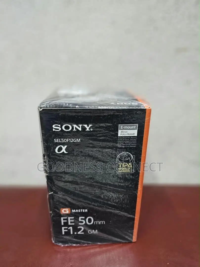 Sony FE 50mm F/1.2 GM Lens (Model: SEL50F12GM).