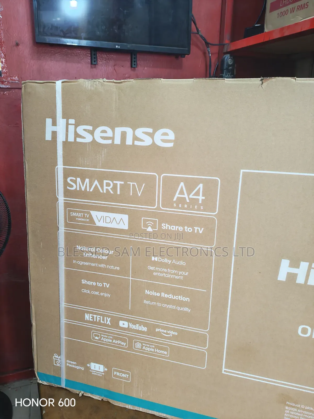 Original New Hisense 50"inch UHD Smart Vidaa TV ( 50A4Q )Free Bracket