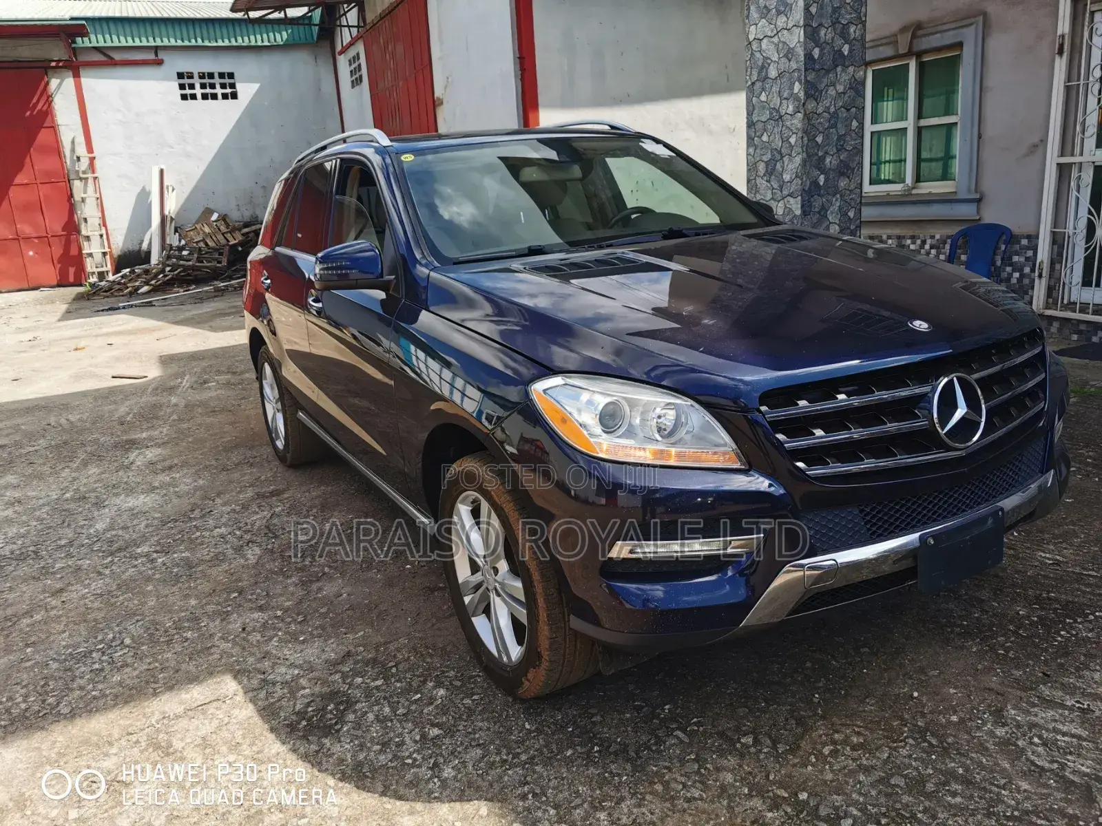 Mercedes-Benz M Class 2013 Blue
