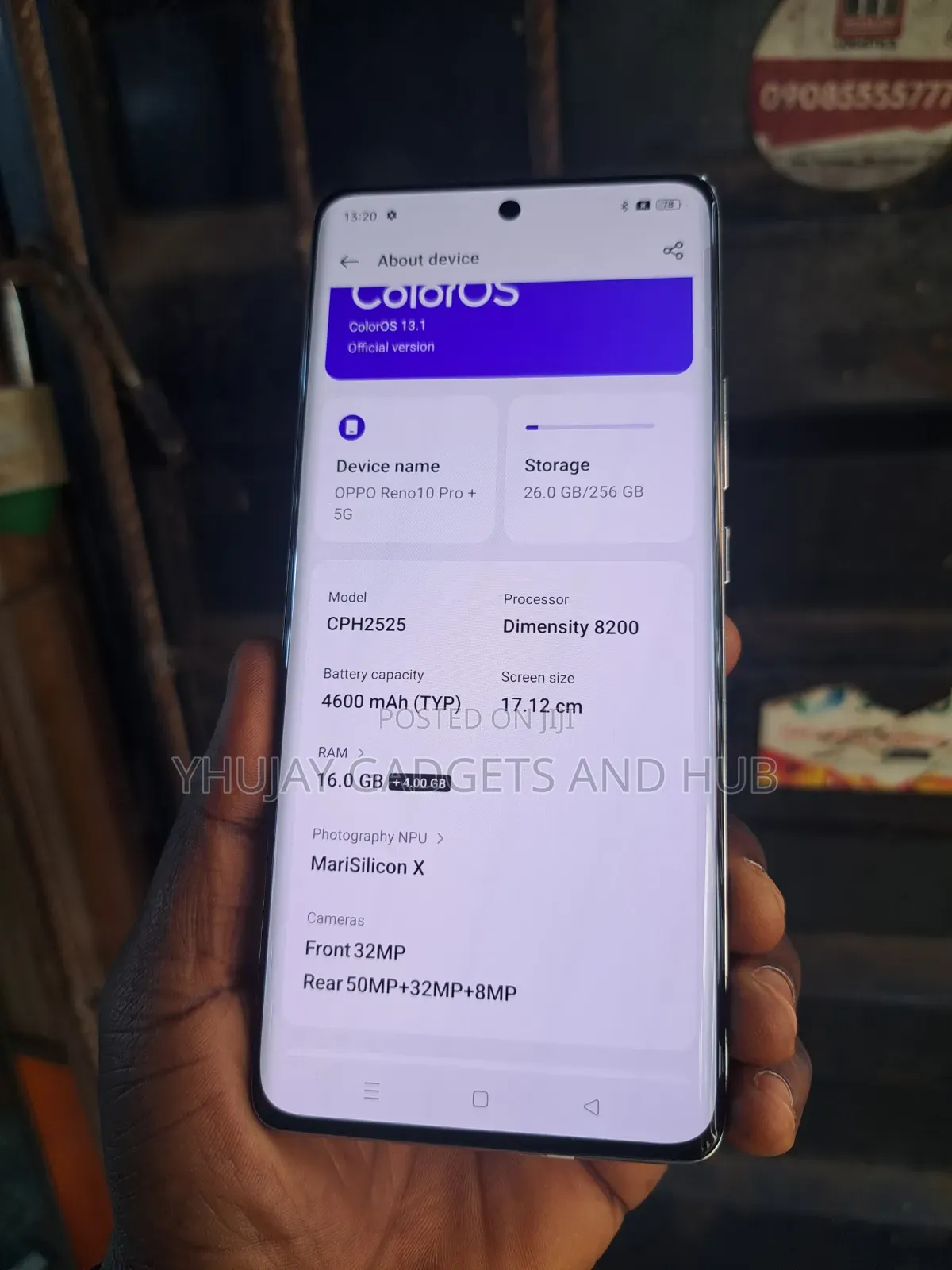 Oppo Reno10 Pro+ 256 GB Yellow