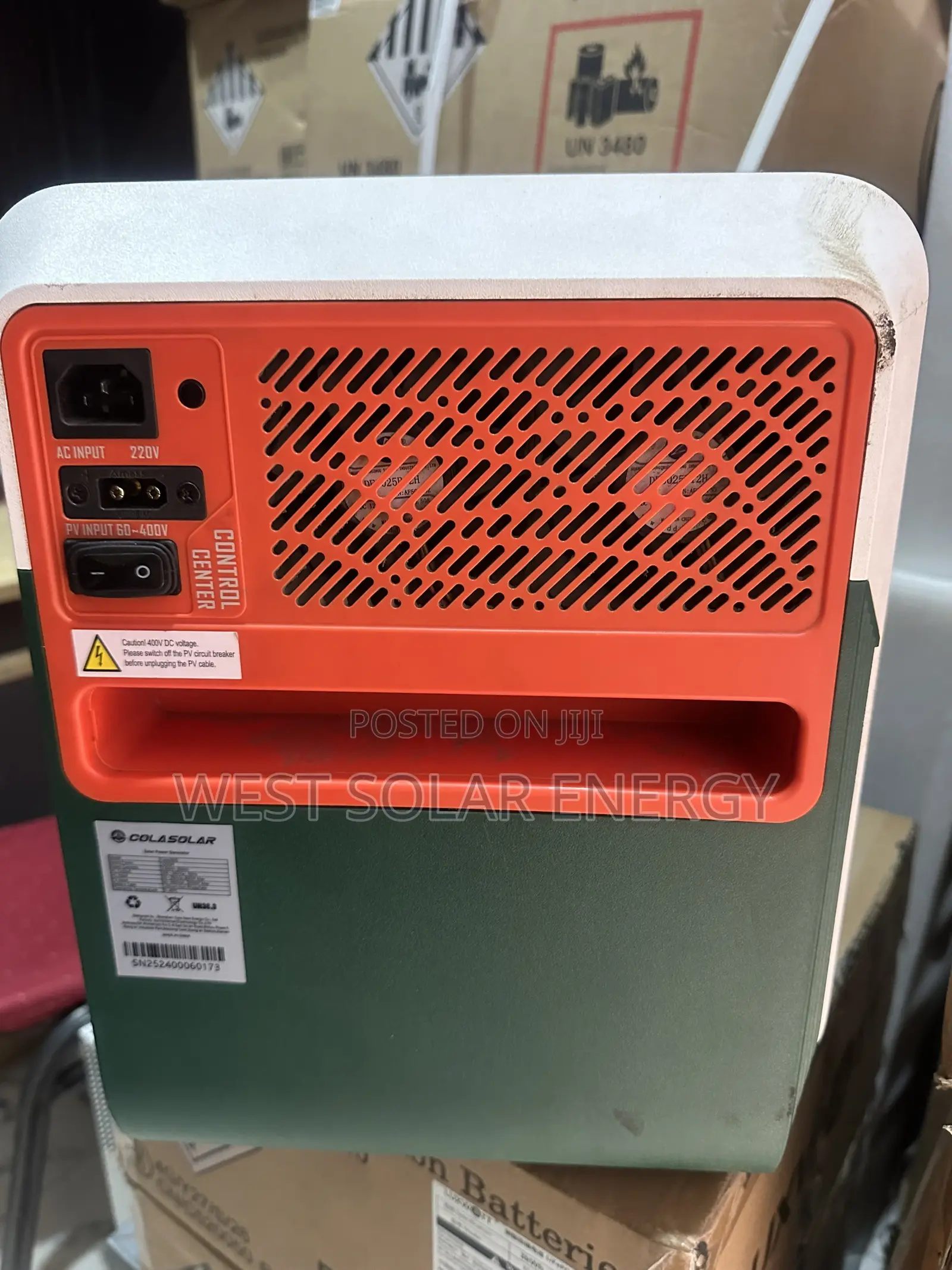 3.6Kwh Cola-Solar Power Generator