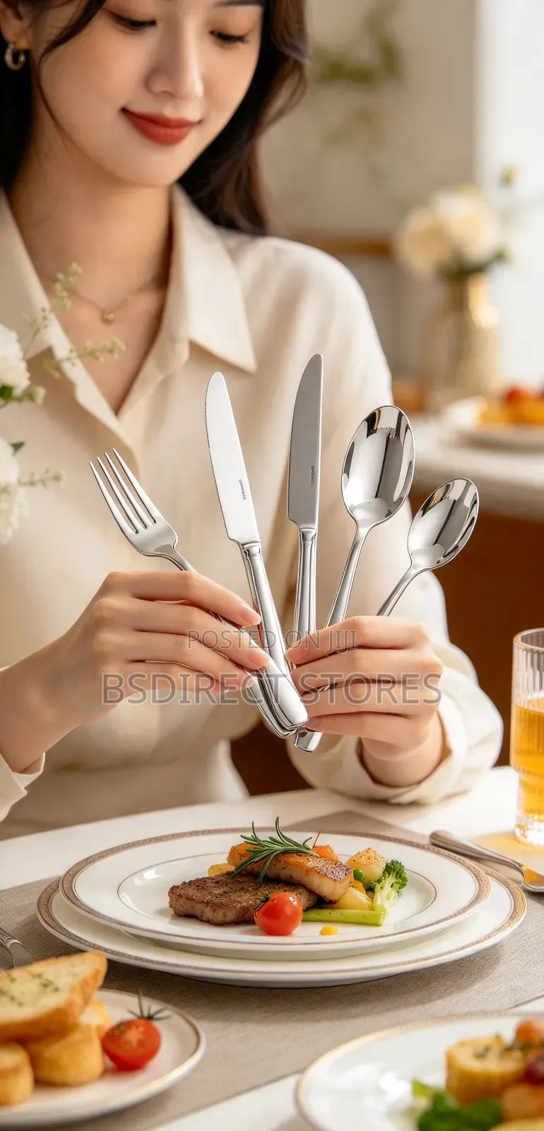 Sambonet Taste 24 Pieces Luxury Cutlery Set Stainless Steel