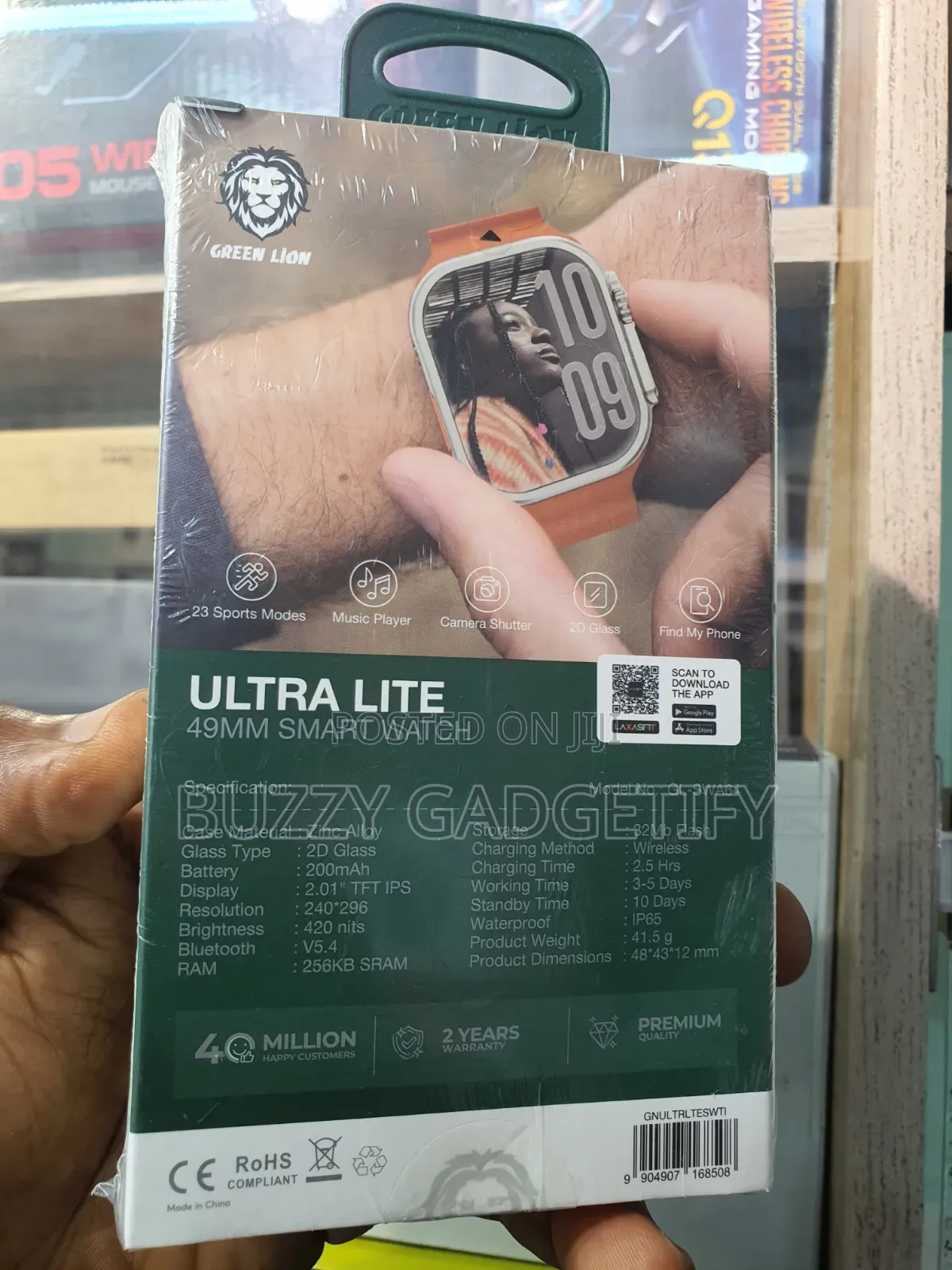 Green Lion Ultra Lite 49mm Smartwatch