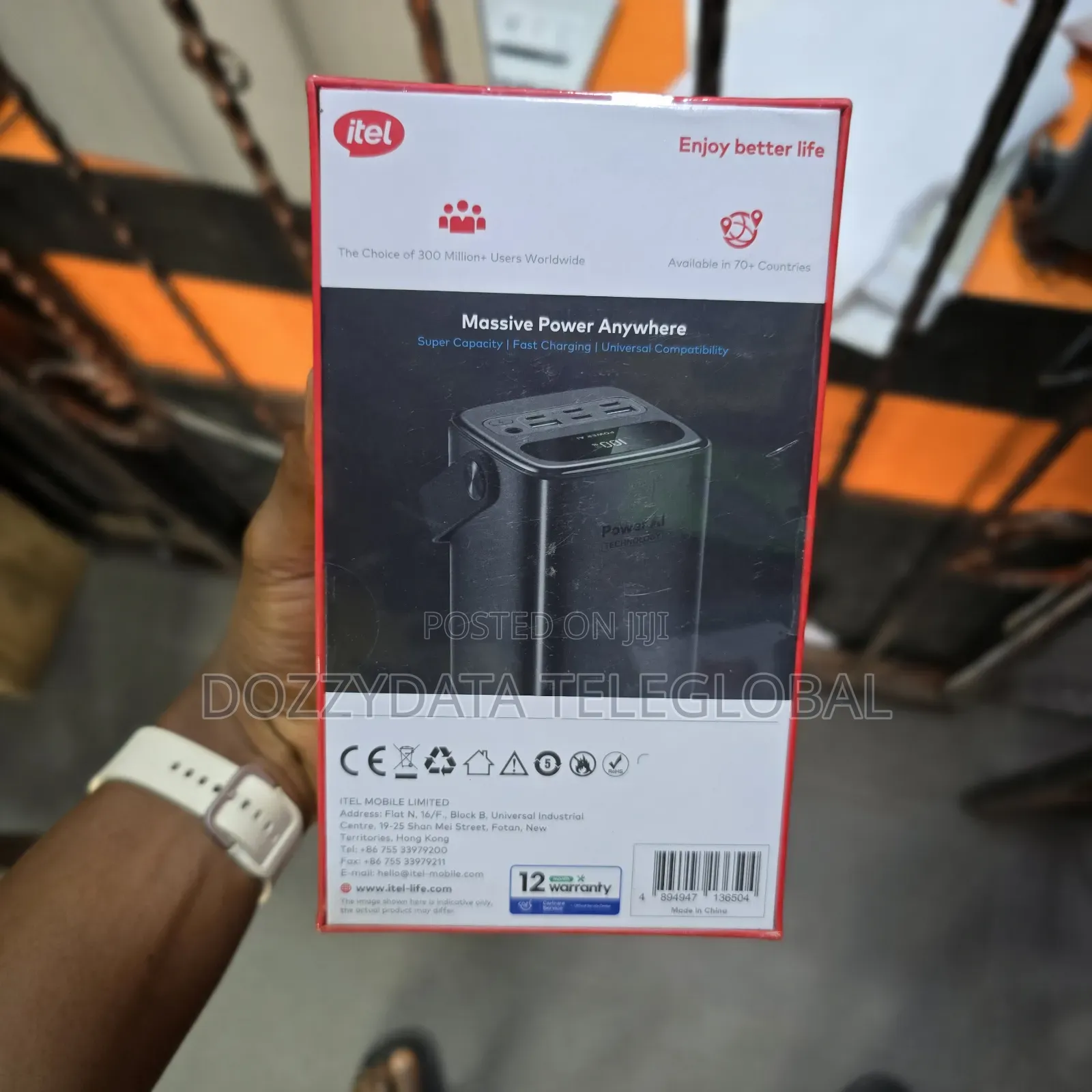 Itel 80000mAh 100W PowerBank