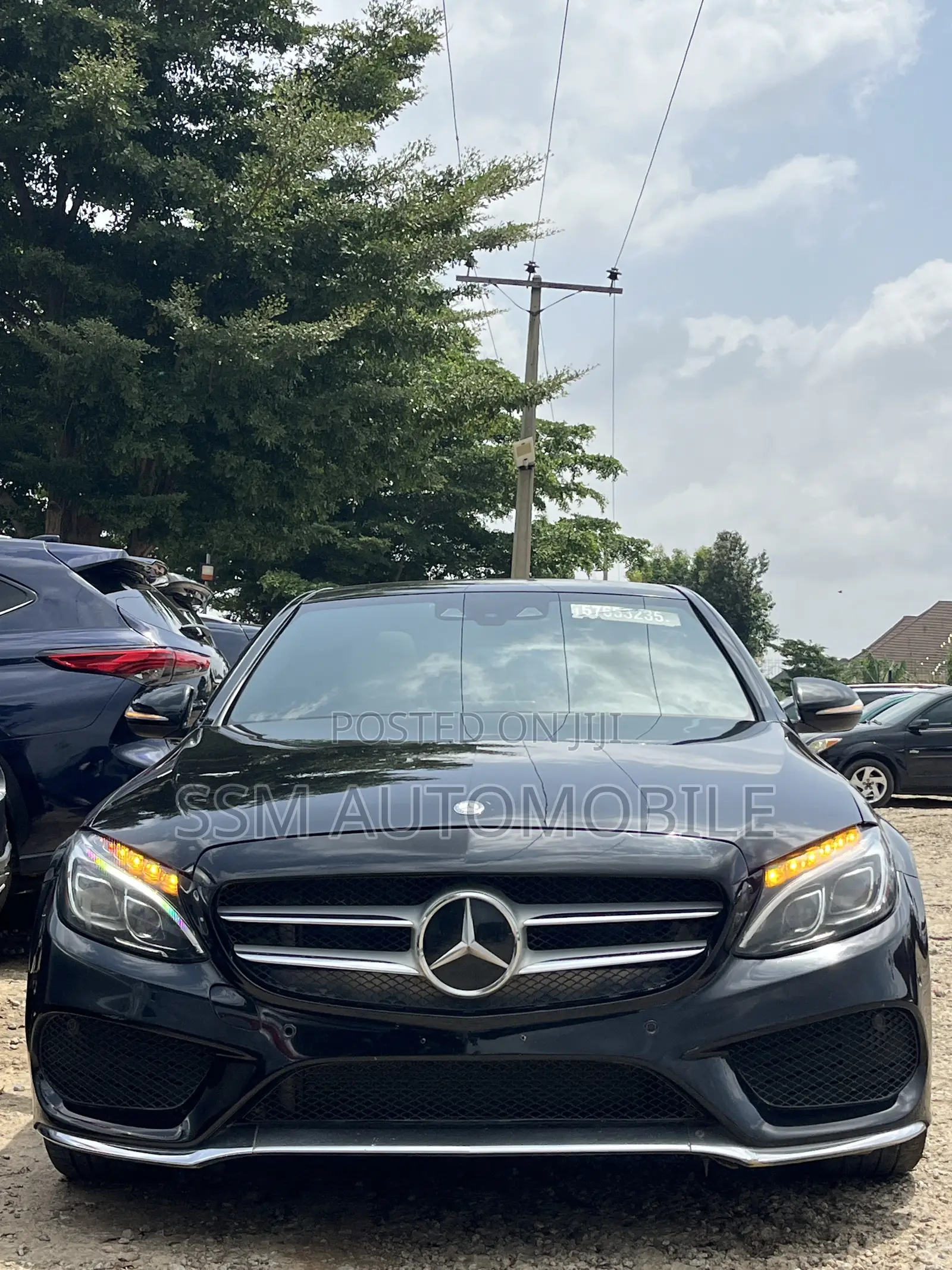 Mercedes-Benz C400 4Matic AWD Sedan (3.0L V6 7A) 2015 Black