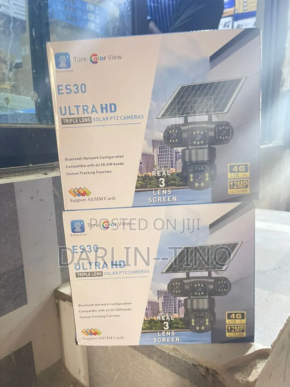Worldvision ES30 Ultra HD Triple Lens Solar PTZ Camera.