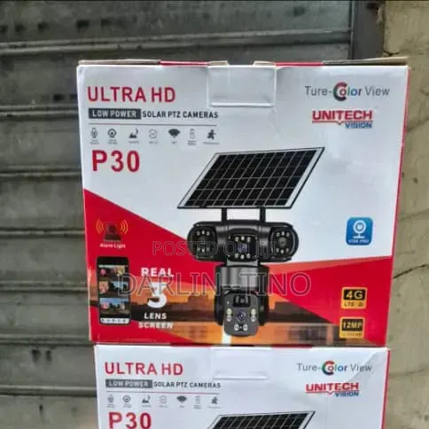 Unitech Vision P30 Ultra HD Low-Power Solar PTZ Camera
