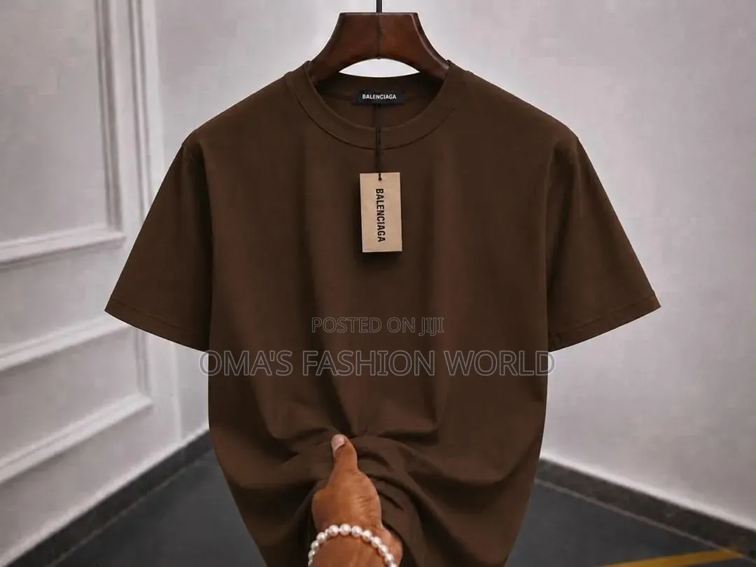 High-Quality Plain Balenciaga Polos Available in Store Now! Simple,