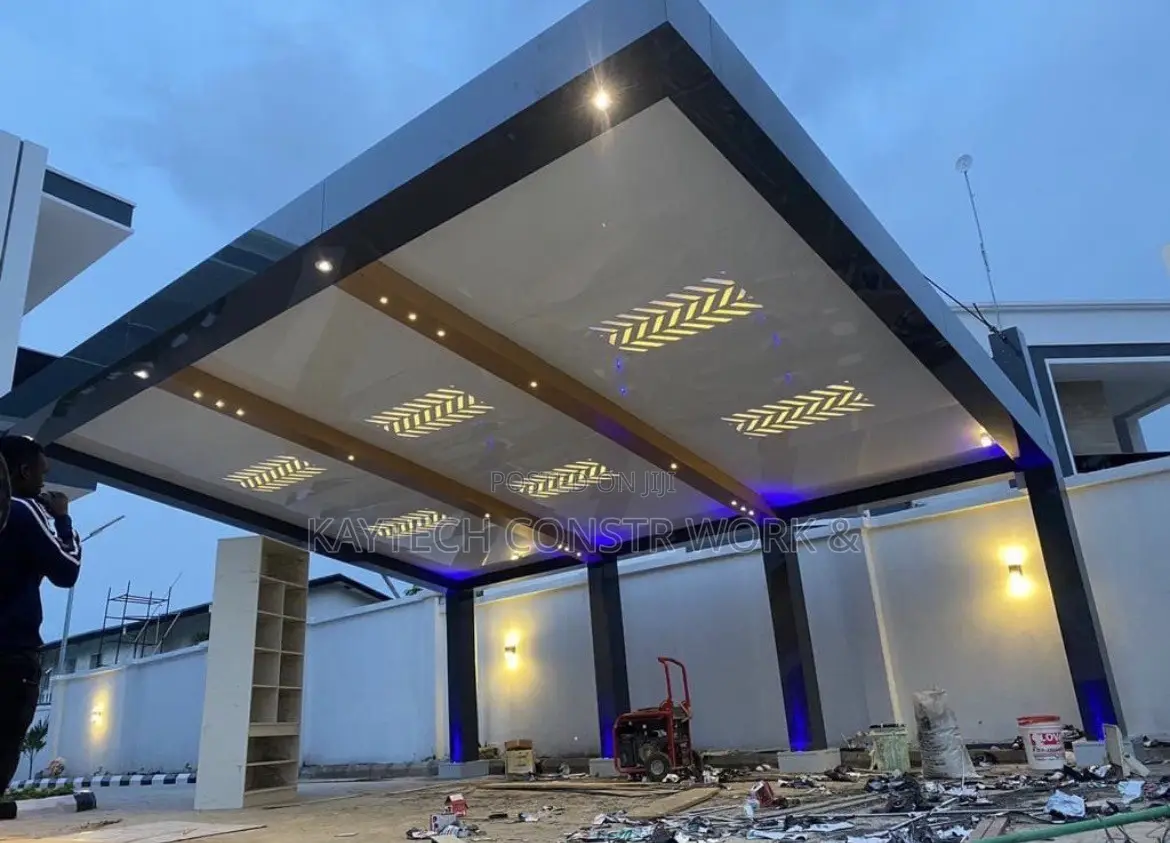 Luxury Danpalon Carports by Kaytech Steel Construction Work