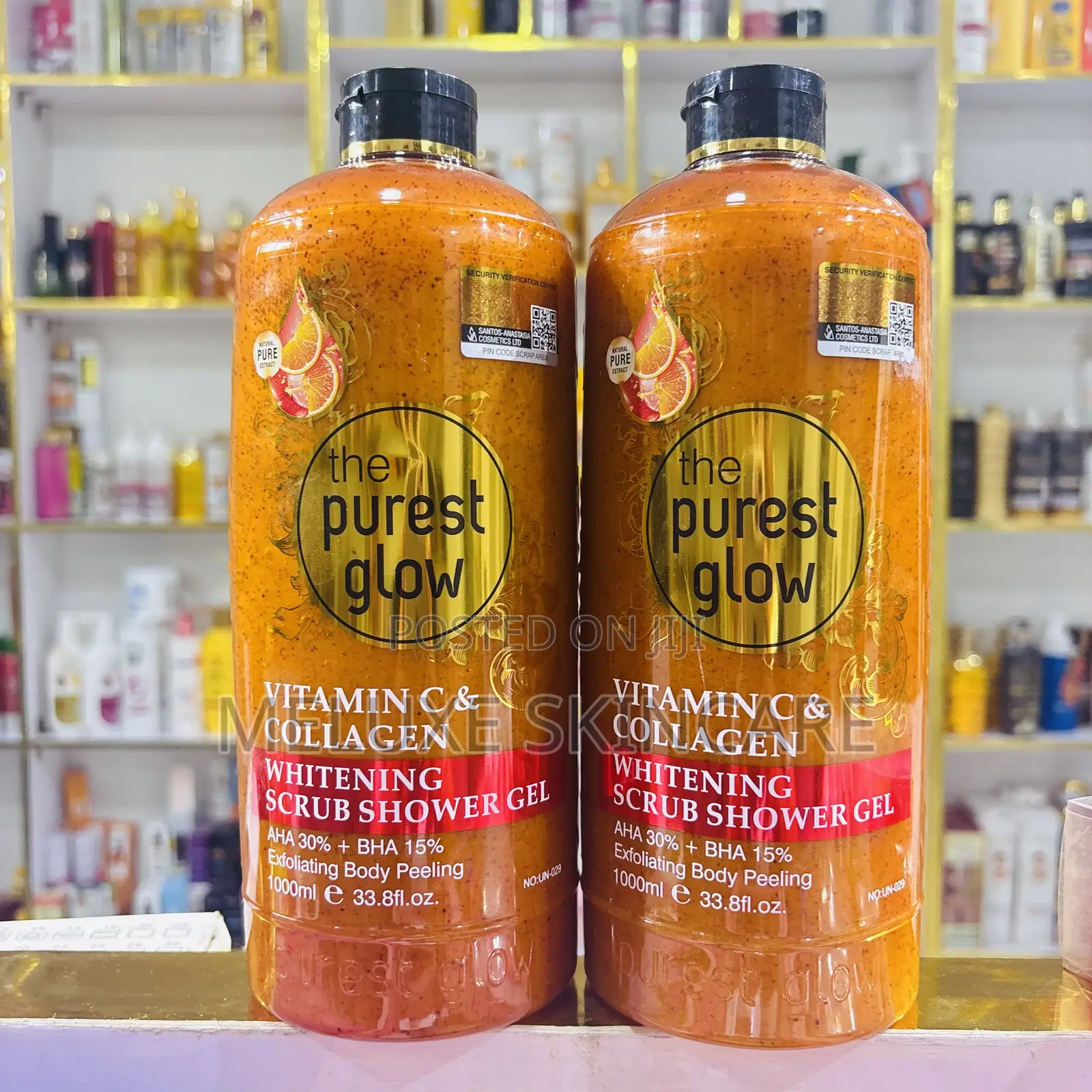 The Purest Glow Vitamin & Collagen Whitening Scrub Shower Gel