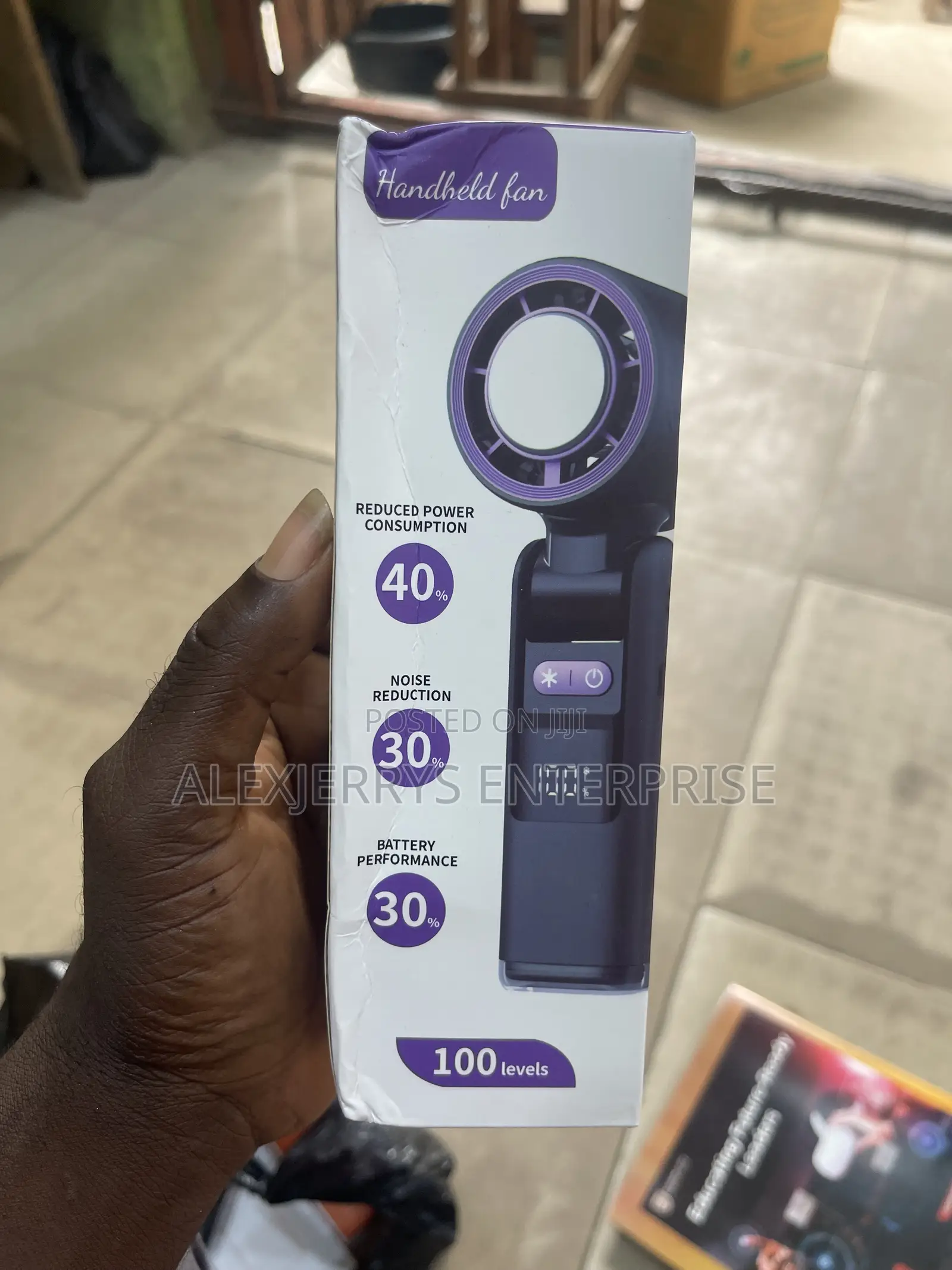 Portable Mini AC, Ice Cooling Fan With LED Touch Light & Rechargeable