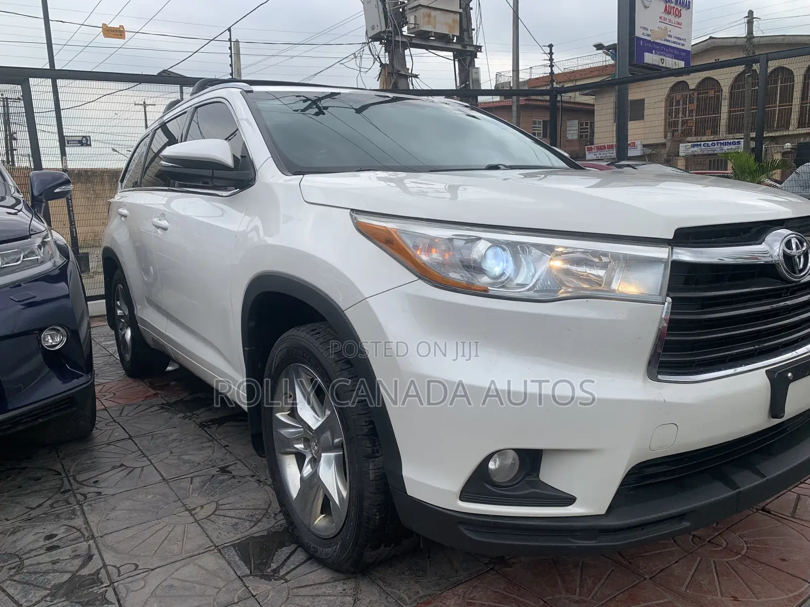 Toyota Highlander Limited 4dr SUV AWD (3.5L 6cyl 6A) 2015 White