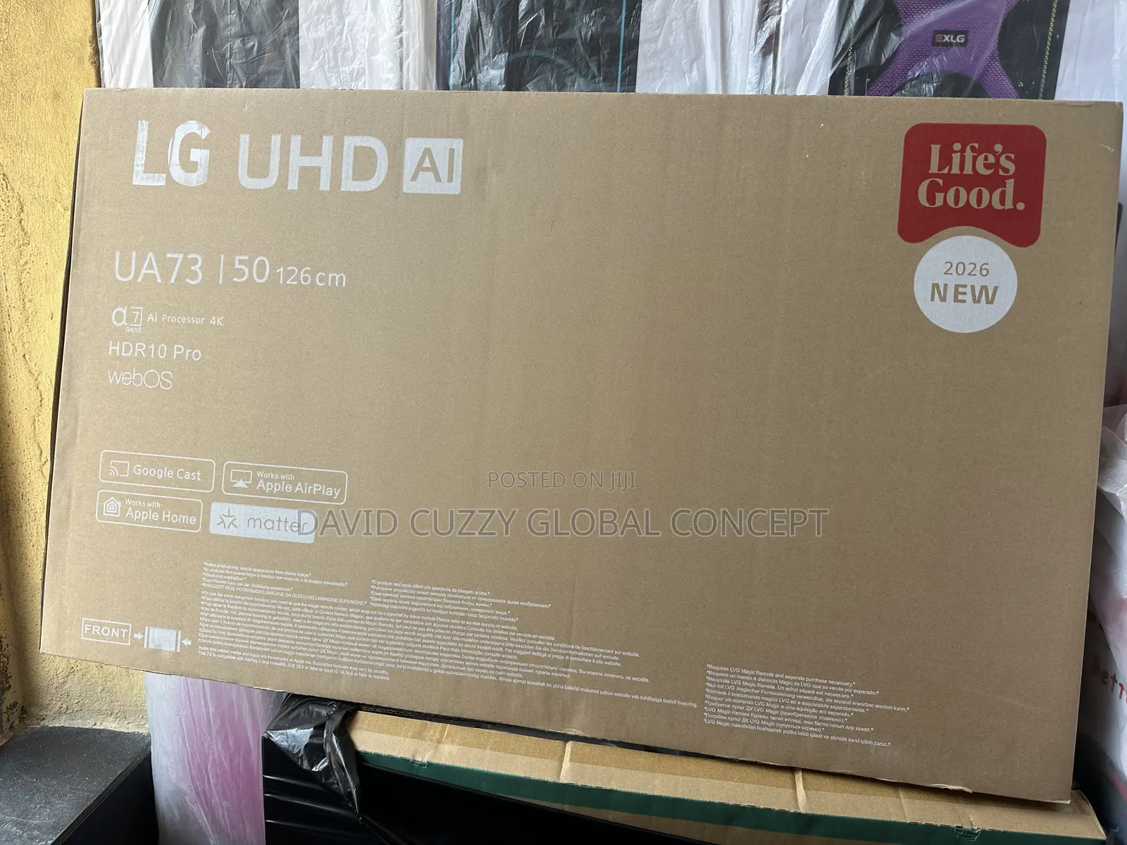 Brand New LG 50 Inches Smart Frameless TV