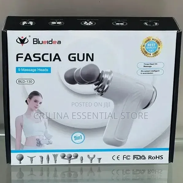 Fascia Gun, Portable Deep-Tissue Percussion Massage Gun