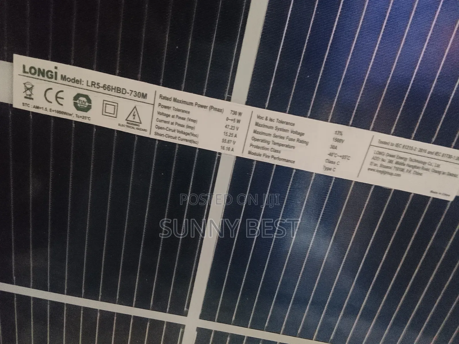 Longi Solar Panel 730w