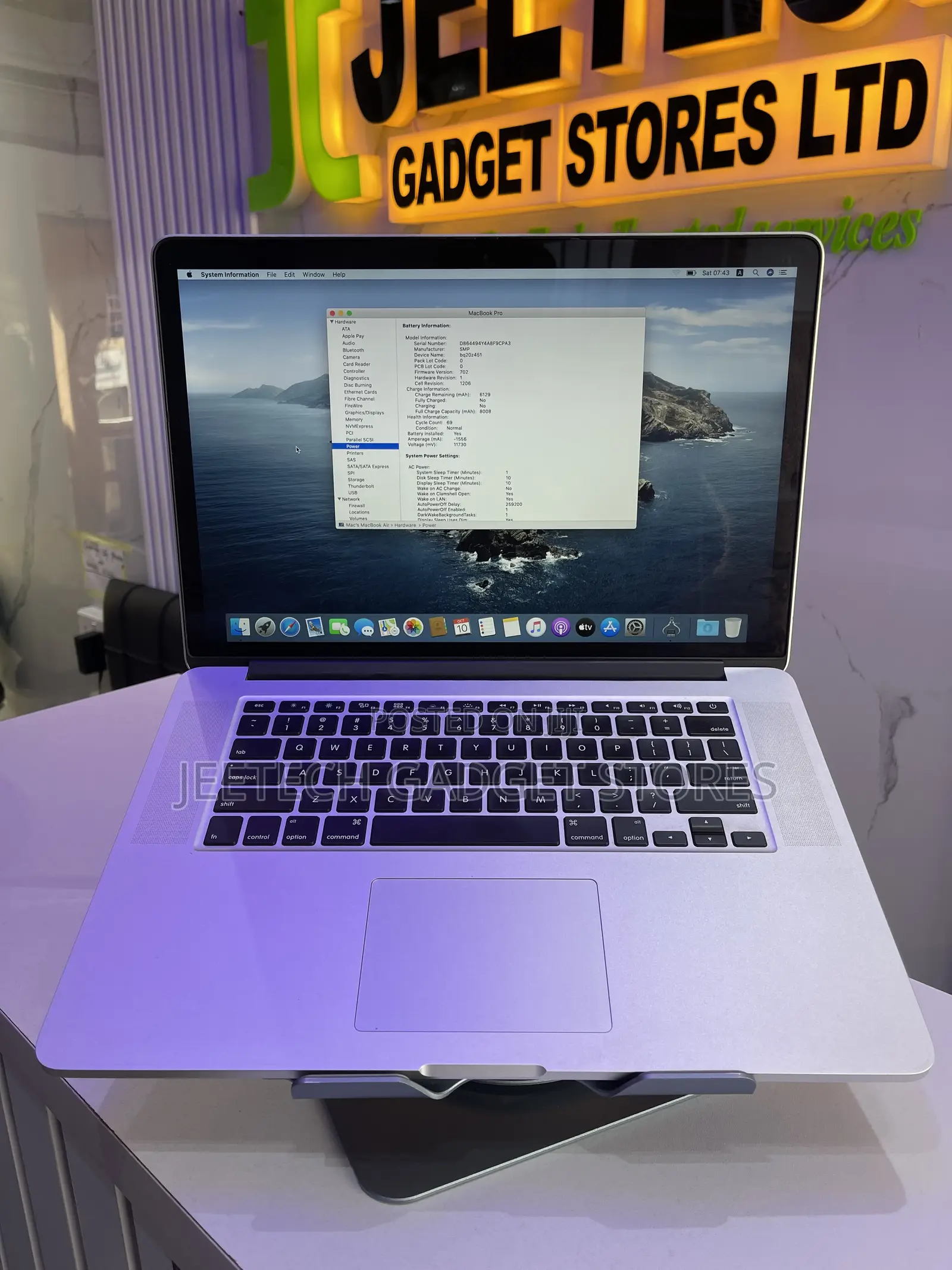 Laptop Apple MacBook Pro 2014 16GB Intel Core i7 SSD 256GB