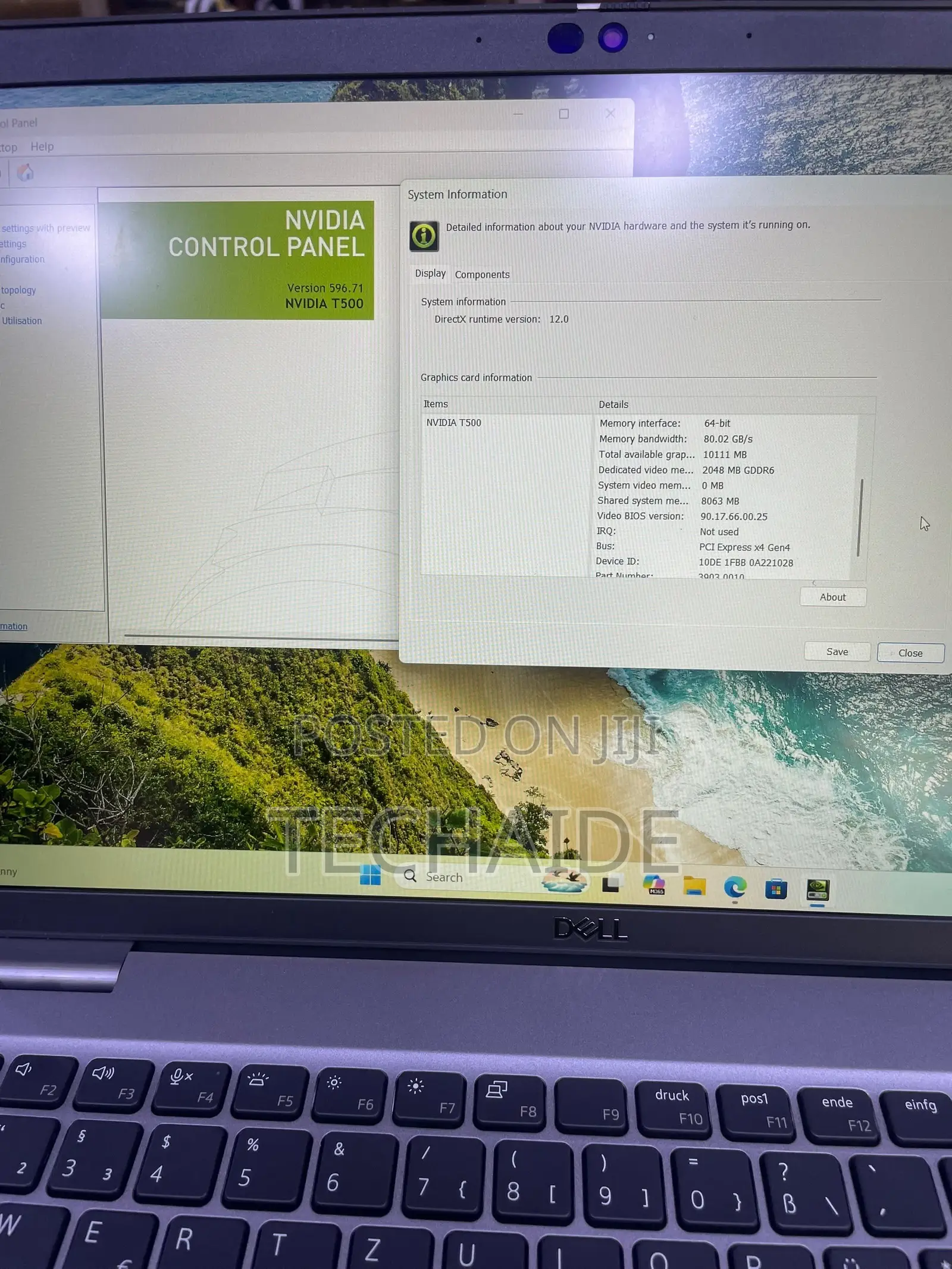 Laptop Dell Precision 3560 16GB Intel Core i7 SSD 512GB