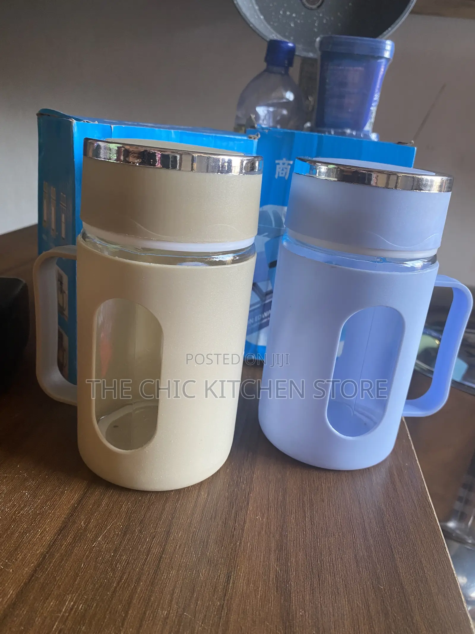 Double Layer Insulated Glass Office Mug
