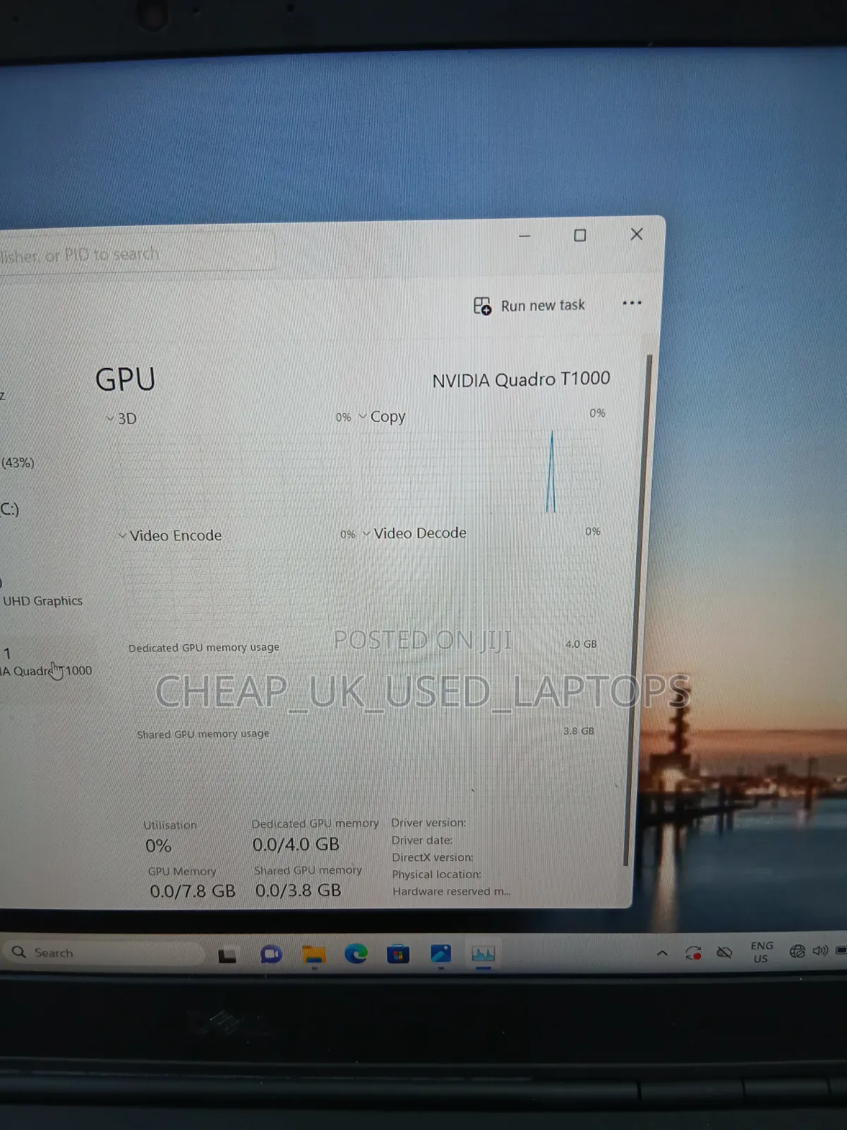 Laptop Dell Precision 7550 16GB Intel Core i7 SSD 512GB