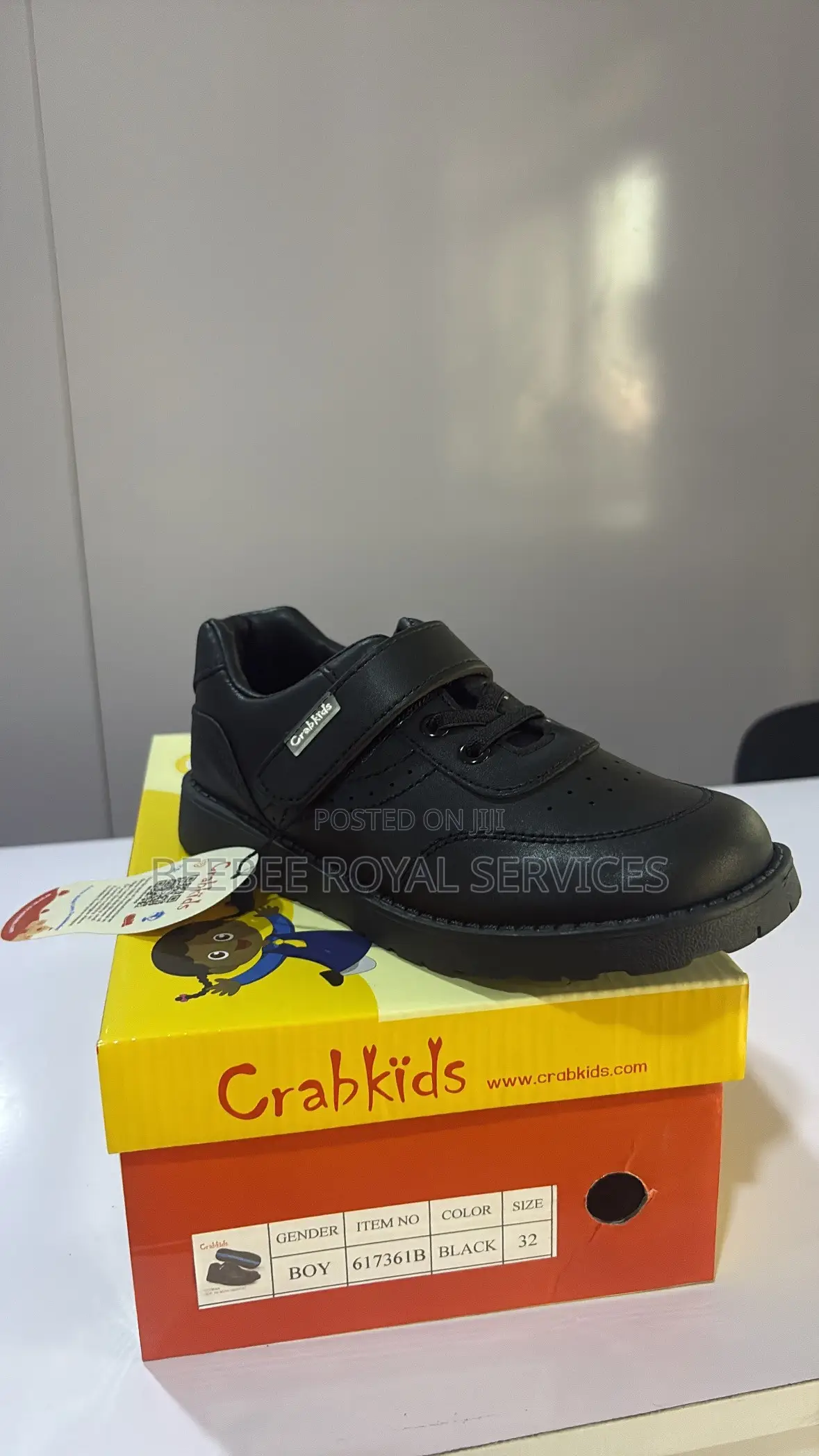 Crab Kids School Shoe
