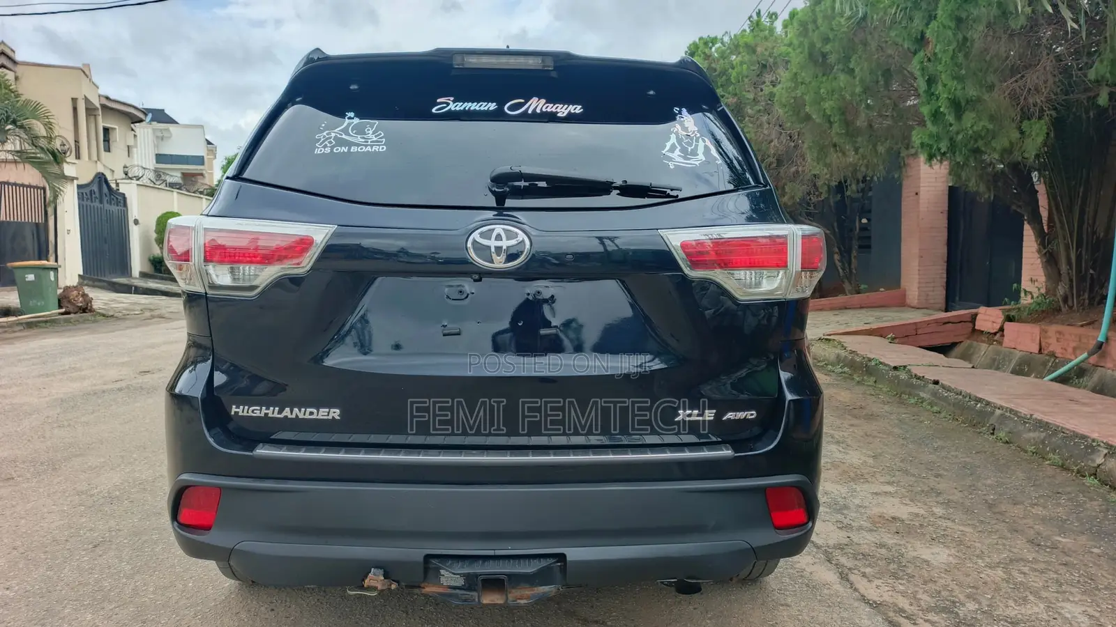 Toyota Highlander XLE 4dr SUV (3.5L 6cyl 6A) 2015 Black
